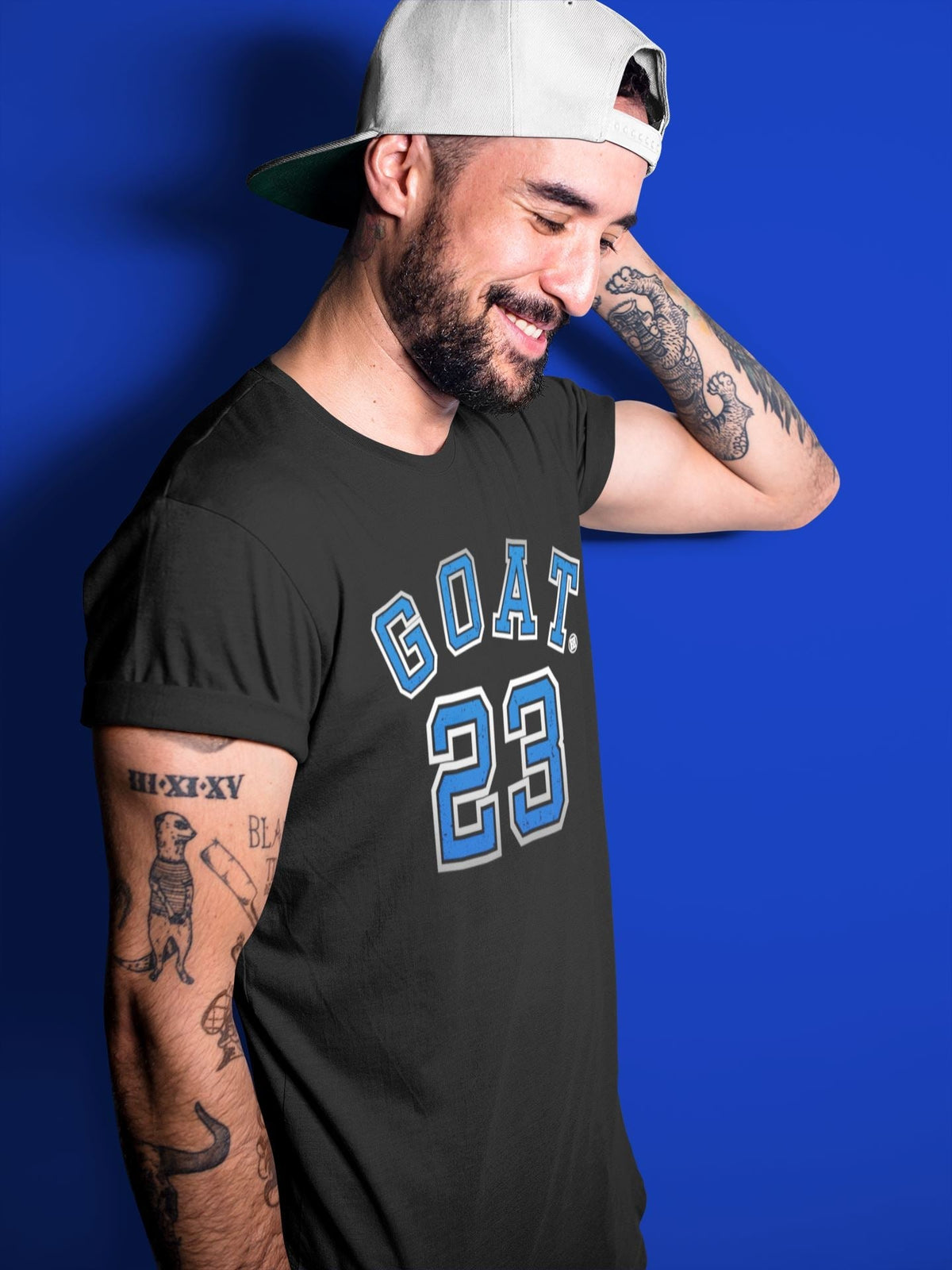 Jordan 5 Racer Blue Sneaker Matching T-Shirt Goat 23 Sneaker Tees Jordan 5 Racer Blue Sneaker Release Tees Crew Neck Tees