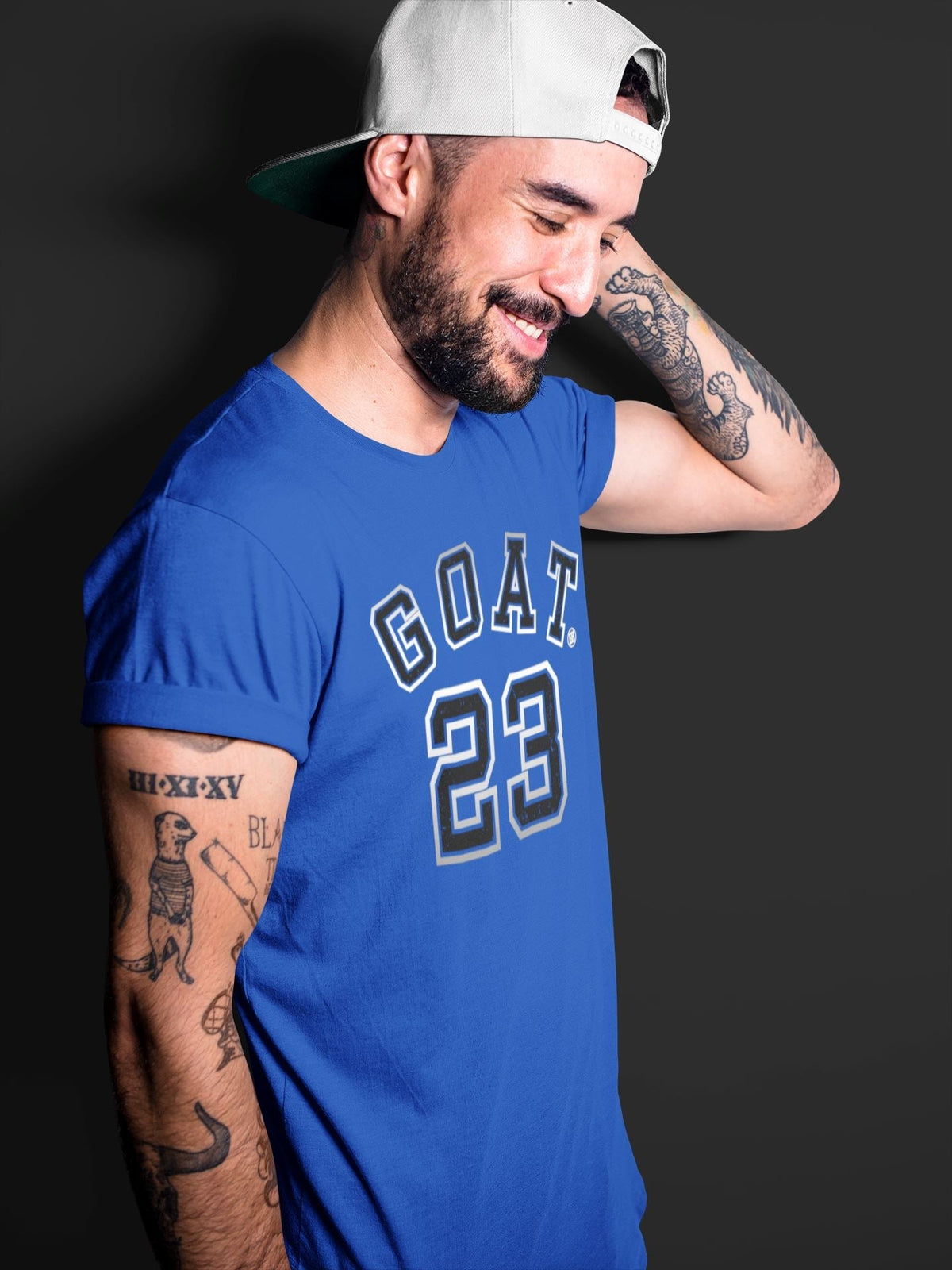 Jordan 5 Racer Blue Sneaker Matching T-Shirt Goat 23 Sneaker Tees Jordan 5 Racer Blue Sneaker Release Tees Crew Neck Tees