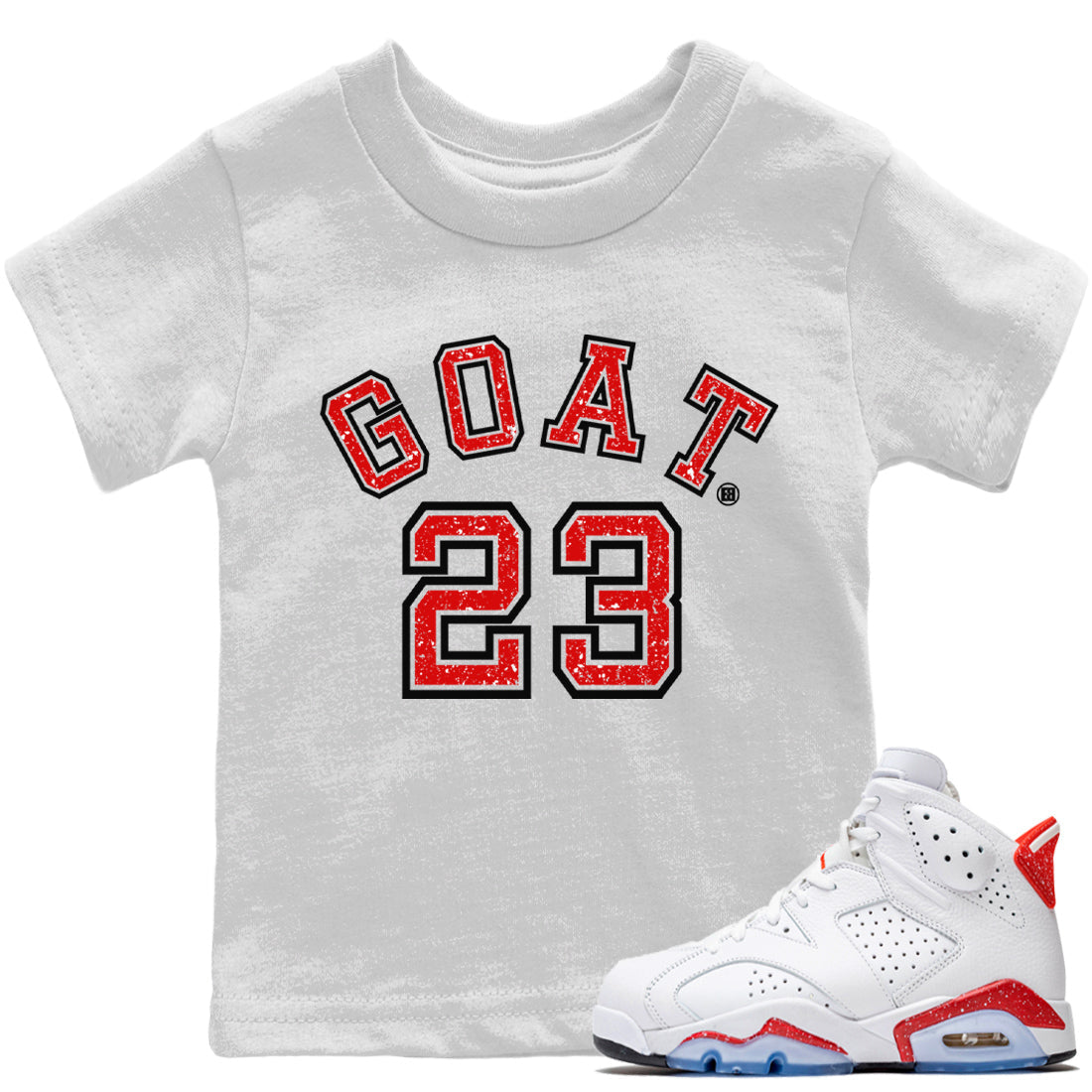 Jordan 6 Red Velvet Cookies Shirt To Match Jordans Goat 23 Sneaker Tees Jordan 6 Red Velvet Cookies Drip Gear Zone Sneaker Matching Clothing Kids Shirts