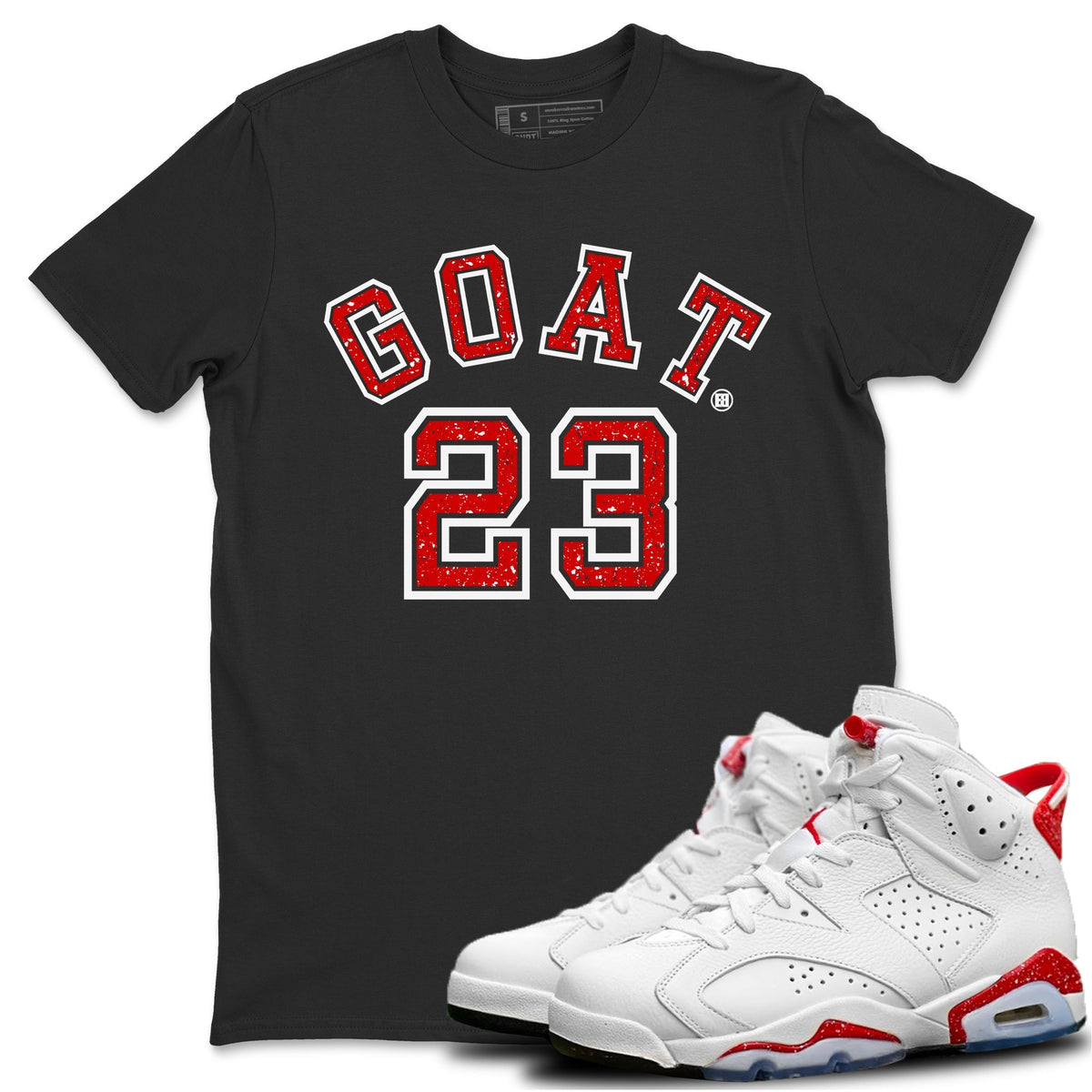 Jordan 6 Red Velvet Cookies Shirt To Match Jordans Goat 23 Sneaker Tees Jordan 6 Red Velvet Cookies Drip Gear Zone Sneaker Matching Clothing Unisex Shirts