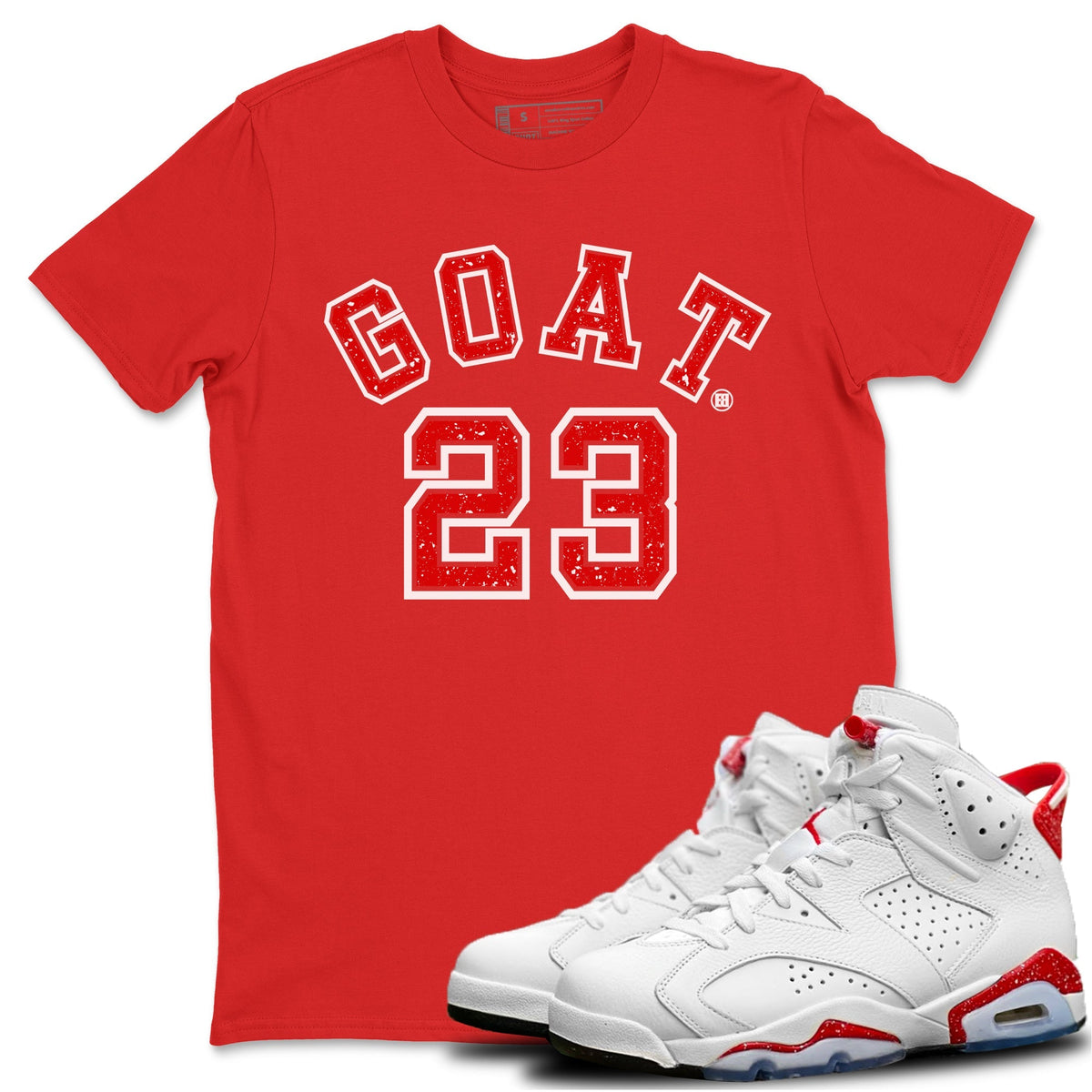 Jordan 6 Red Velvet Cookies Shirt To Match Jordans Goat 23 Sneaker Tees Jordan 6 Red Velvet Cookies Drip Gear Zone Sneaker Matching Clothing Unisex Shirts