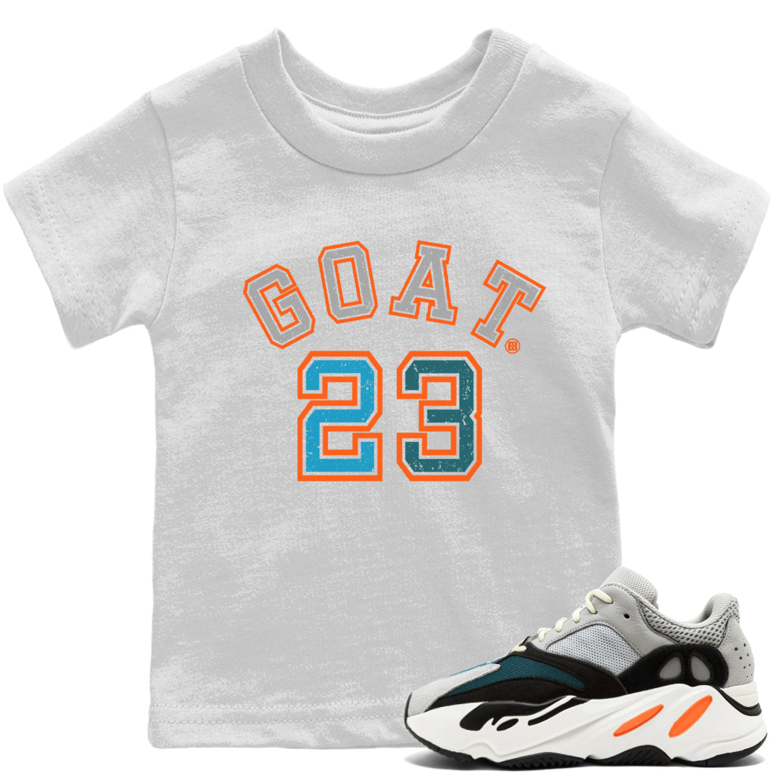 Yeezy 700 Wave Runner Shirt To Match Jordans Goat 23 Sneaker Tees Yeezy 700 Wave Runner Drip Gear Zone Sneaker Matching Clothing Kids Shirts