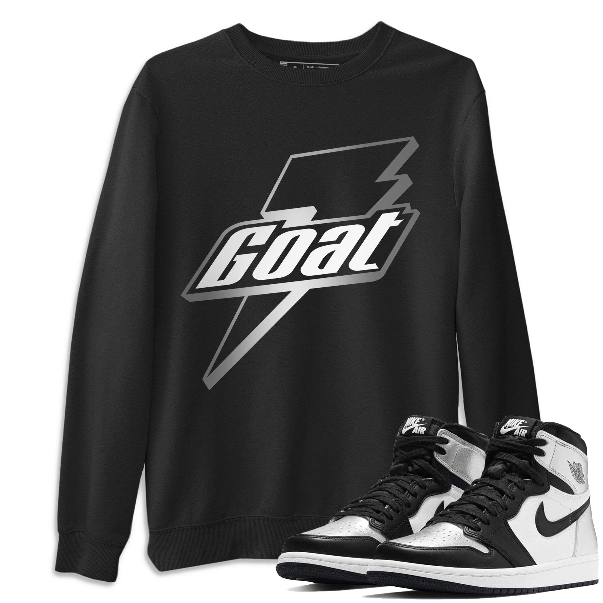 Jordan 1 Silver Toe Shirt To Match Jordans Goat Sneaker Tees Jordan 1 Silver Toe Drip Gear Zone Sneaker Matching Clothing Unisex Shirts