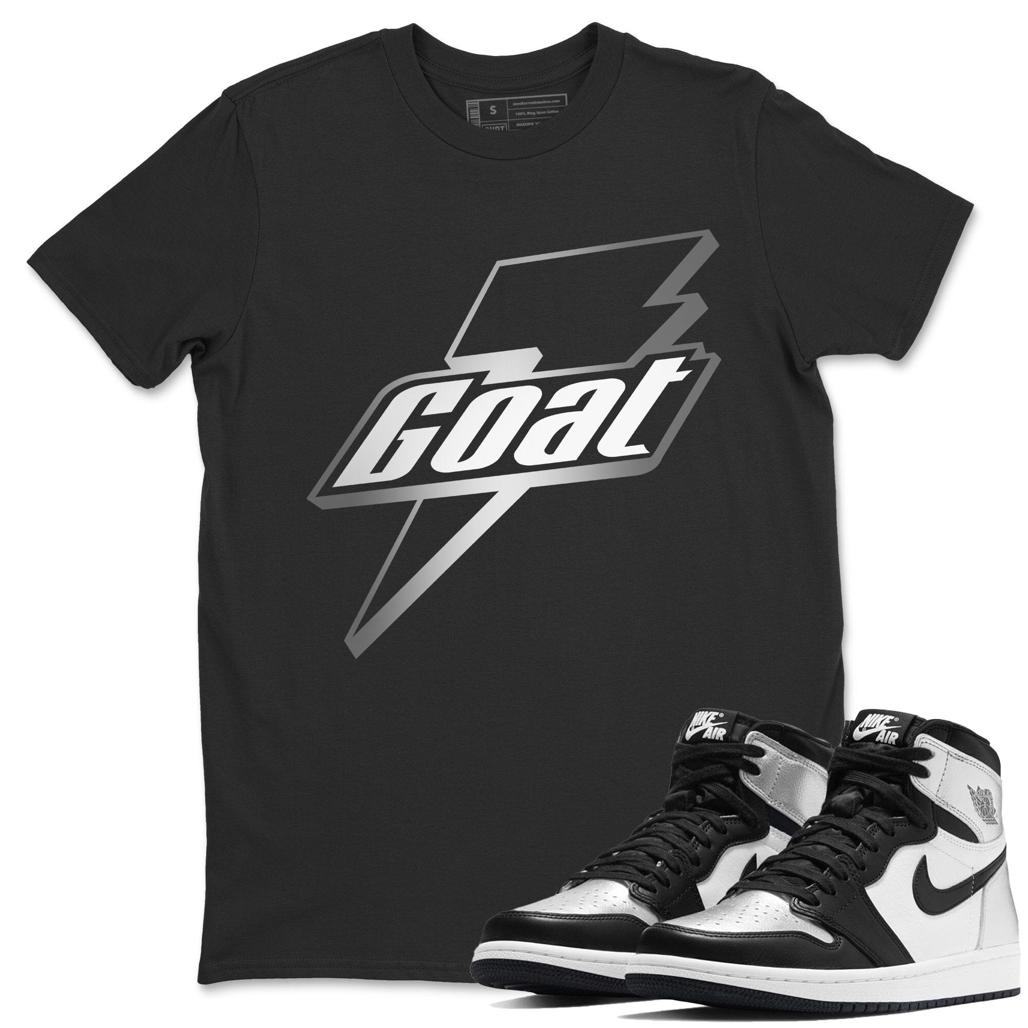 Jordan 1 Silver Toe Shirt To Match Jordans Goat Sneaker Tees Jordan 1 Silver Toe Drip Gear Zone Sneaker Matching Clothing Unisex Shirts