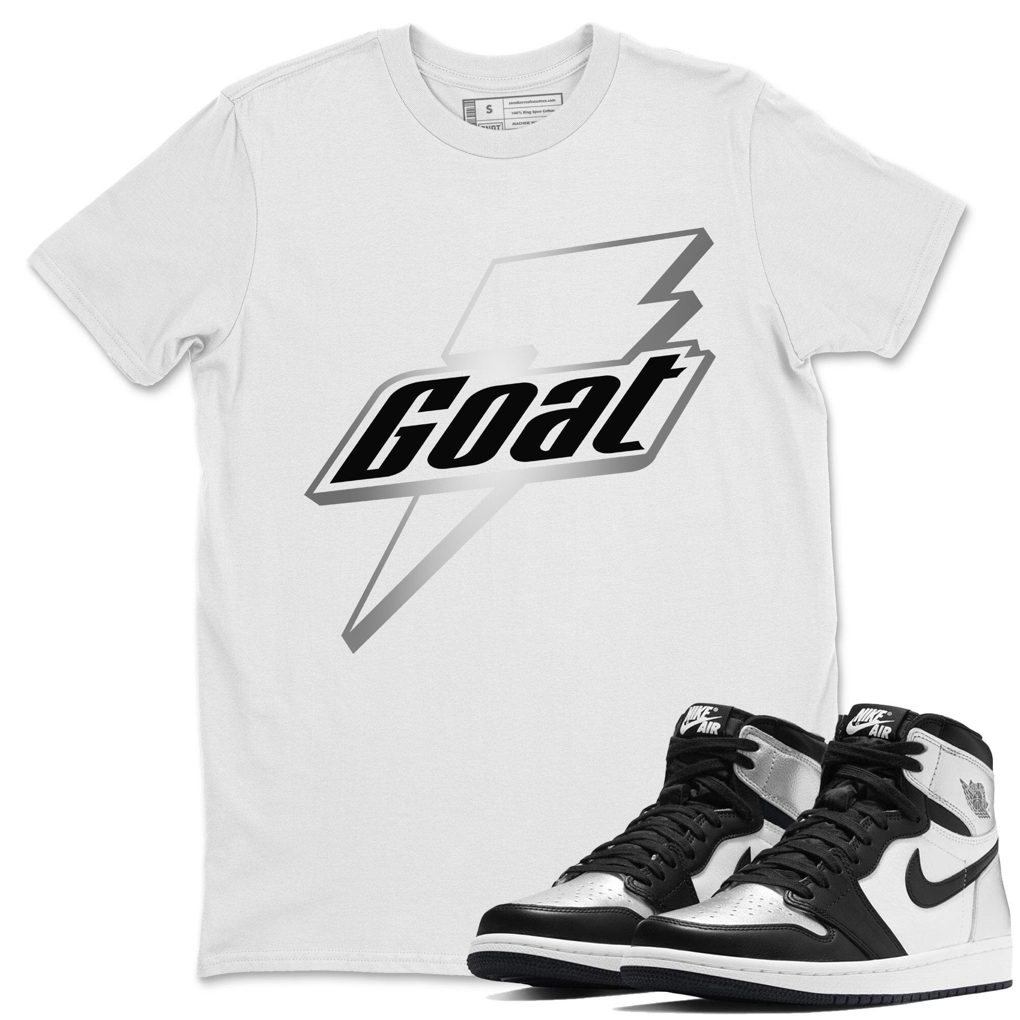 Jordan 1 Silver Toe Shirt To Match Jordans Goat Sneaker Tees Jordan 1 Silver Toe Drip Gear Zone Sneaker Matching Clothing Unisex Shirts