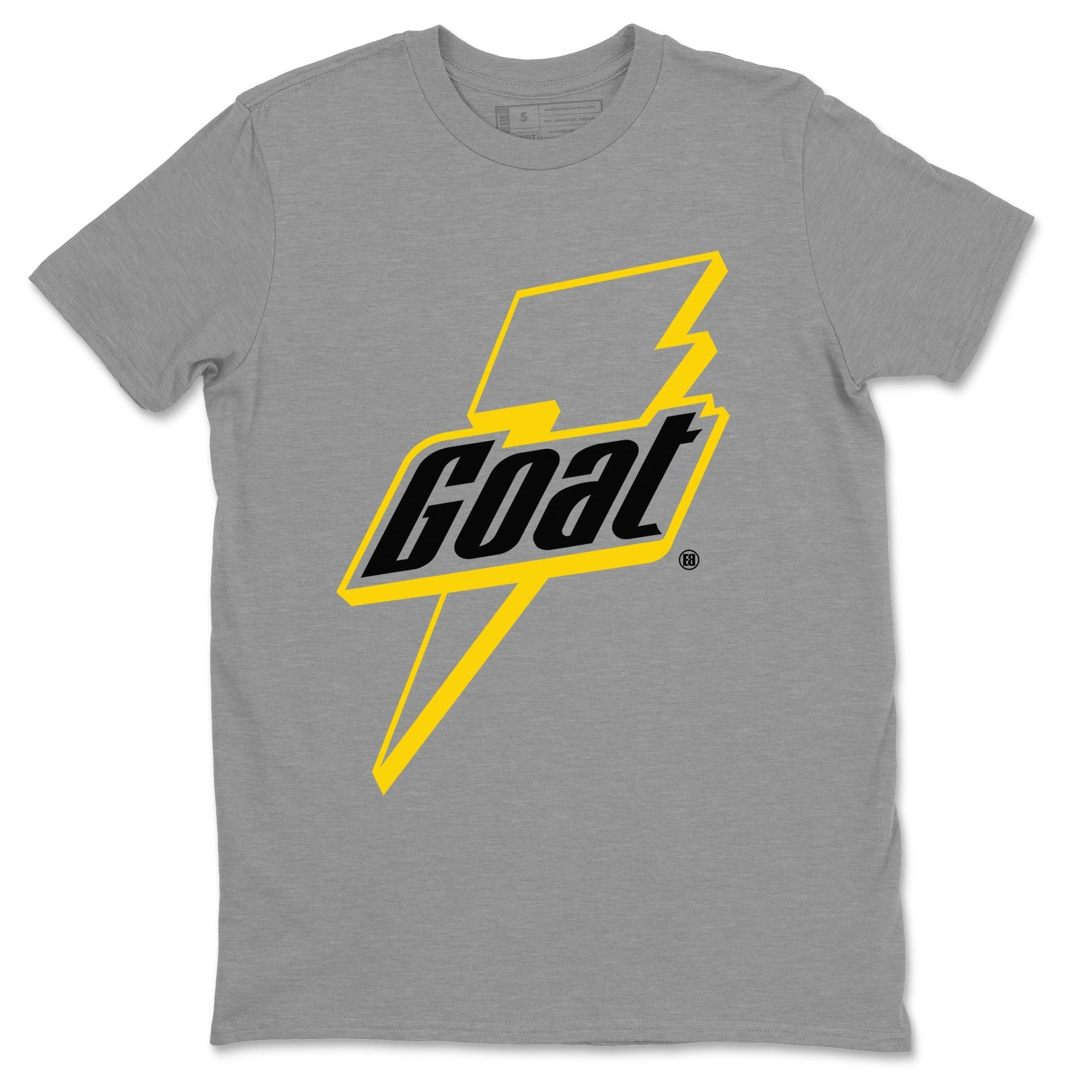 Air Jordan 4 Thunder Sneaker Match Tees Goat Streetwear Sneaker Shirt Air Jordan 4 Retro Thunder Sneaker Release Tees Unisex Shirts Heather Grey 2