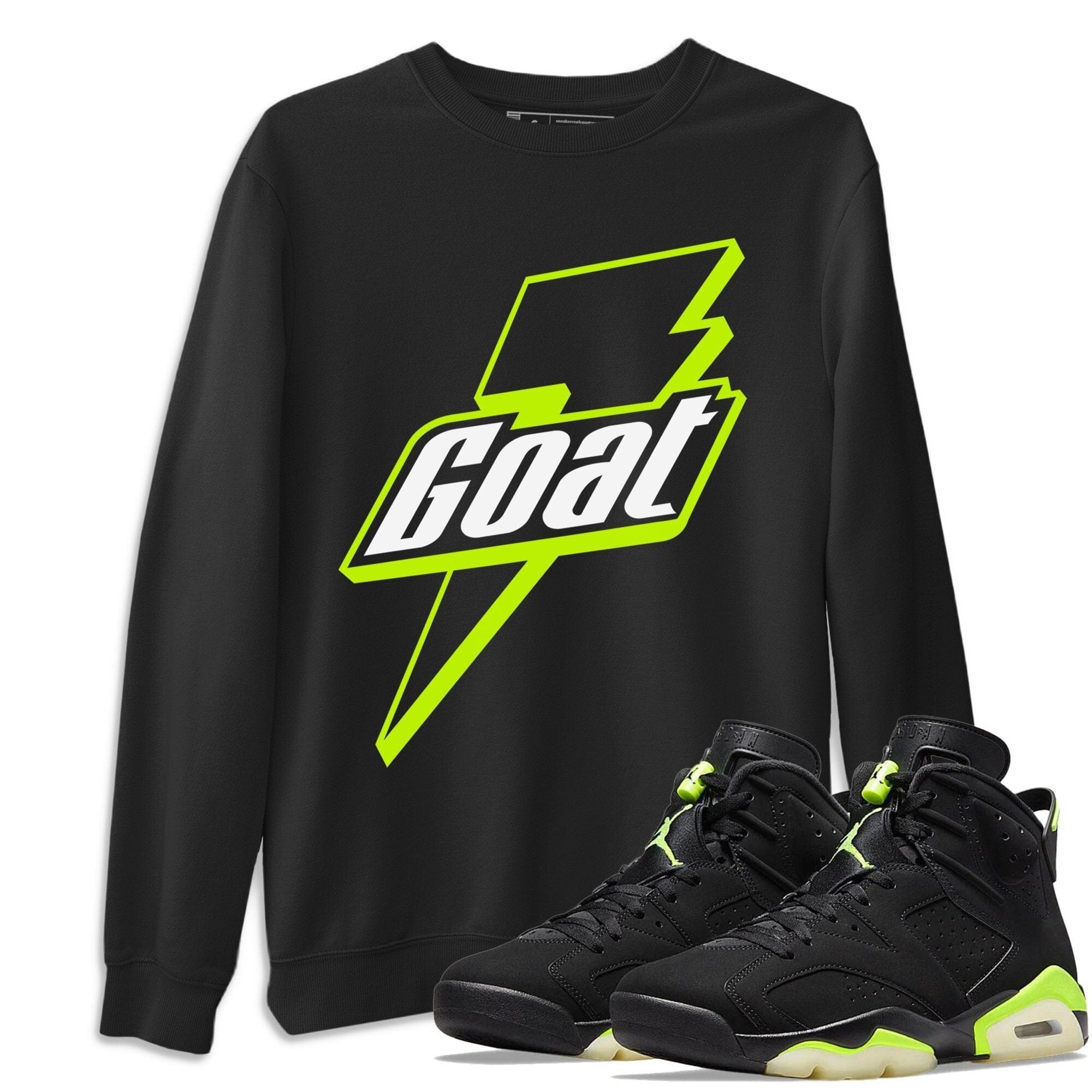 Jordan 6 Electric Green Shirt To Match Jordans Goat Sneaker Tees Jordan 6 Electric Green Drip Gear Zone Sneaker Matching Clothing Unisex Shirts