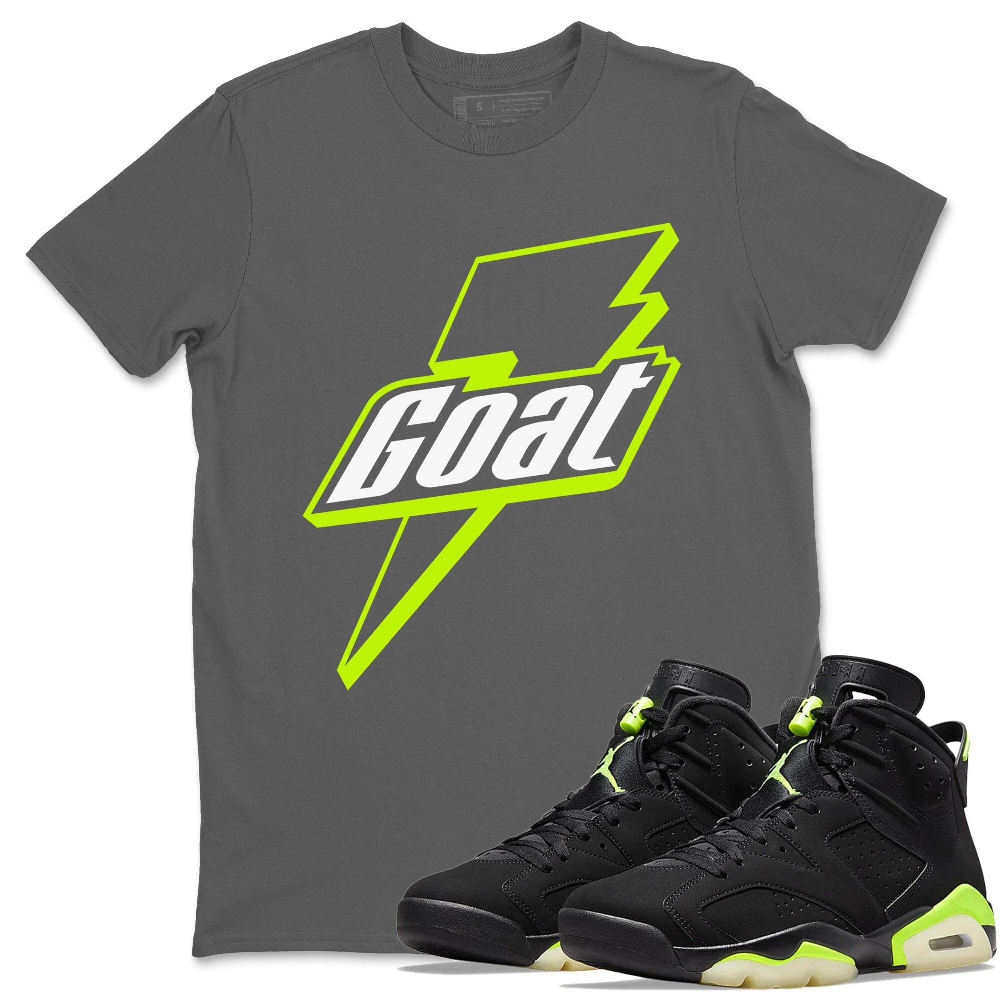 Jordan 6 Electric Green Shirt To Match Jordans Goat Sneaker Tees Jordan 6 Electric Green Drip Gear Zone Sneaker Matching Clothing Unisex Shirts