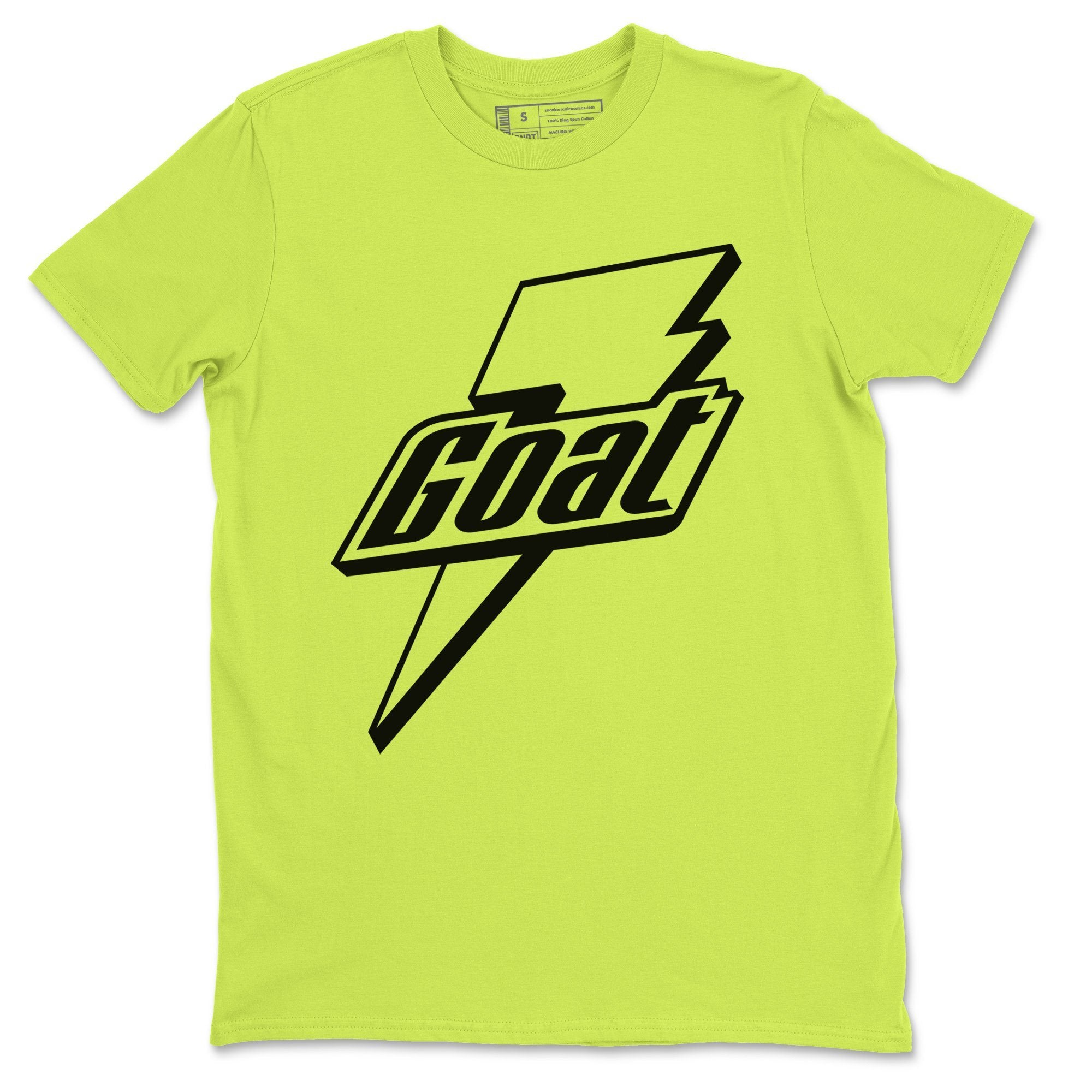 Jordan 6 Electric Green Shirt To Match Jordans Goat Sneaker Tees Jordan 6 Electric Green Drip Gear Zone Sneaker Matching Clothing Unisex Shirts