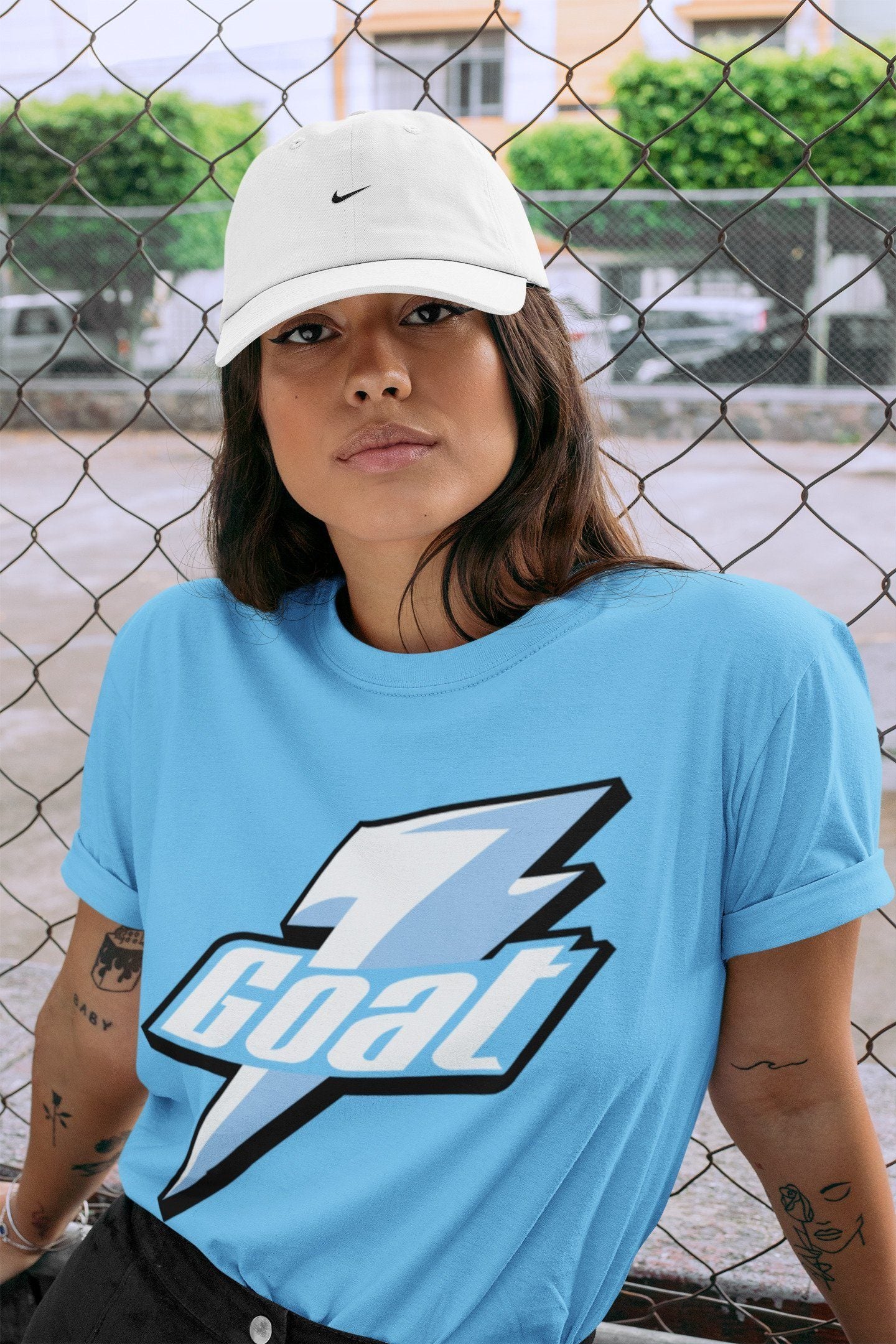 Jordan 1 University Blue Shirt To Match Jordans Goat Sneaker Tees Jordan 1 University Blue Drip Gear Zone Sneaker Matching Clothing Unisex Shirts