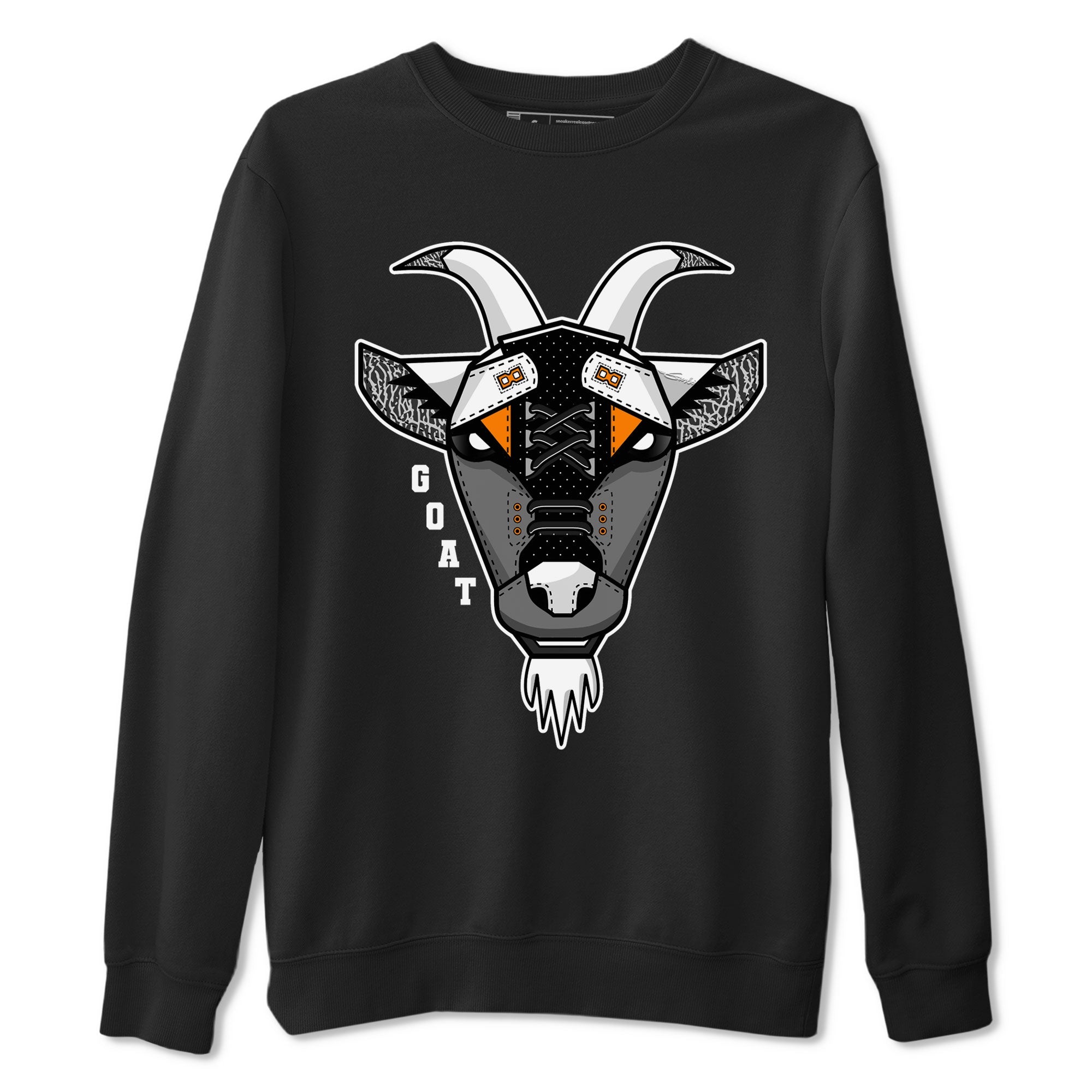 Air Jordan 3 Retro Fear shirt to match jordans Goat Face sneaker tees Air Jordan 3 Fear Drip Gear Zone Sneaker Matching Tee Brand Unisex Sneaker Shirt Black 2 T-Shirt