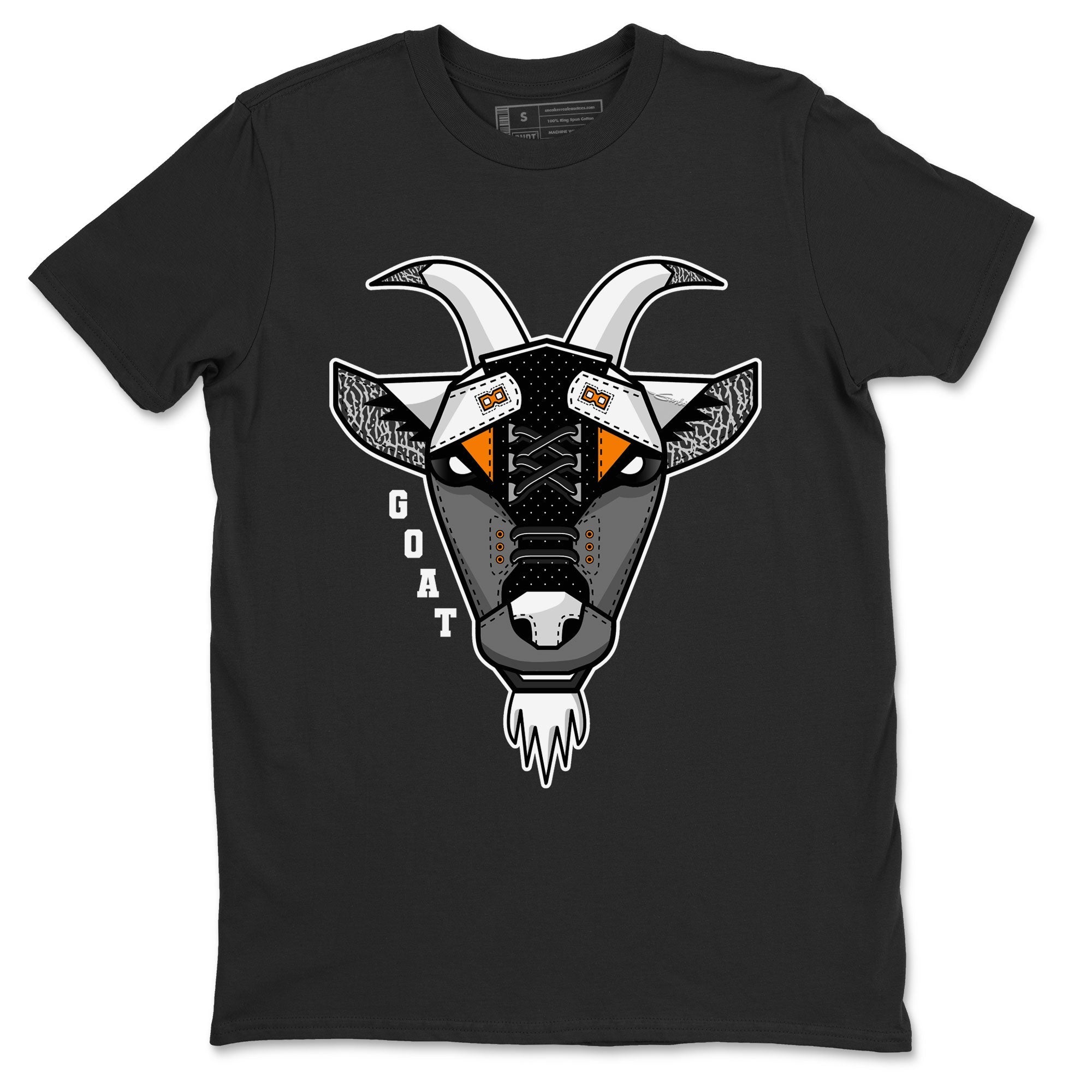 Air Jordan 3 Retro Fear shirt to match jordans Goat Face sneaker tees Air Jordan 3 Fear Drip Gear Zone Sneaker Matching Tee Brand Unisex Sneaker Shirt Black 2 T-Shirt