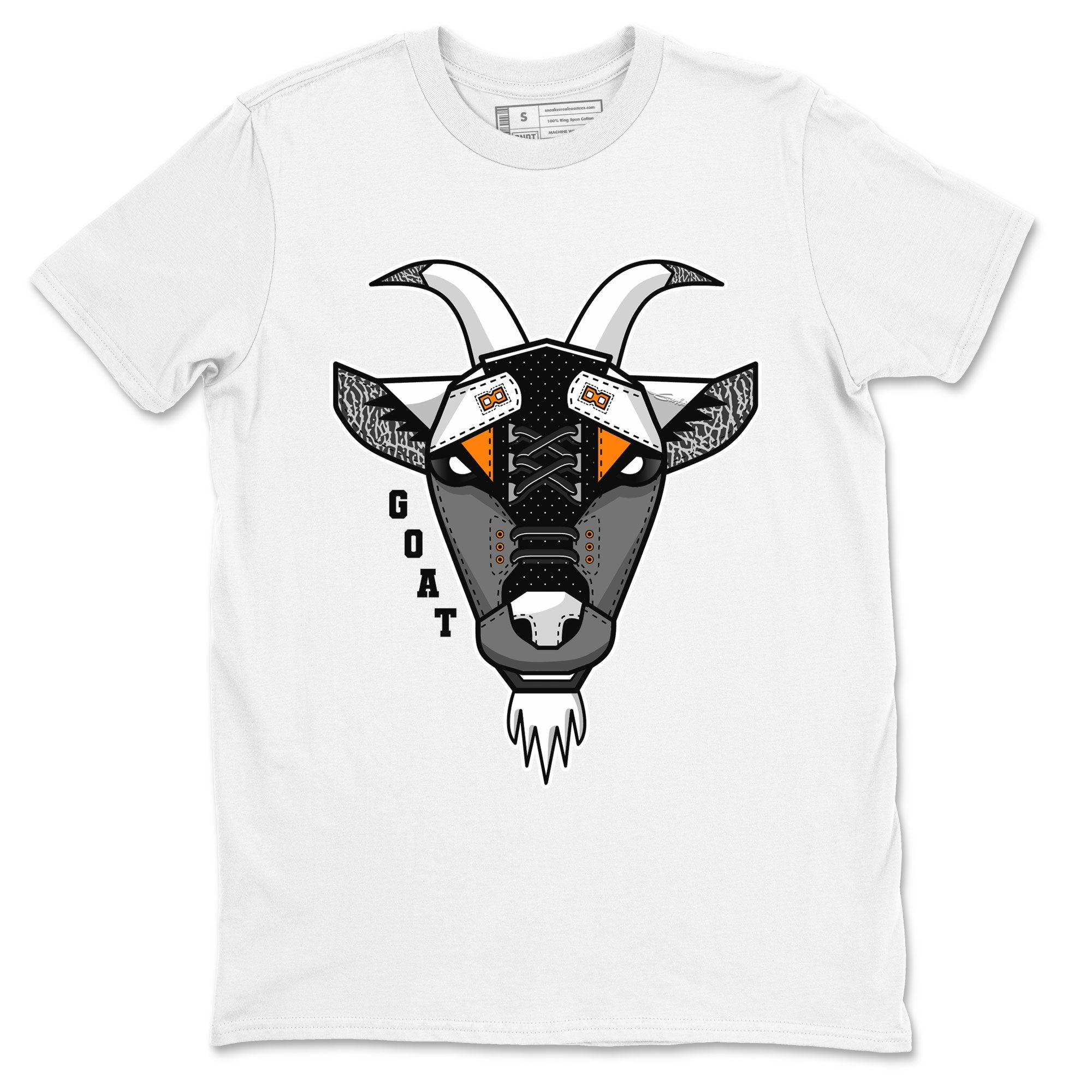 Air Jordan 3 Retro Fear shirt to match jordans Goat Face sneaker tees Air Jordan 3 Fear Drip Gear Zone Sneaker Matching Tee Brand Unisex Sneaker Shirt White 2 T-Shirt