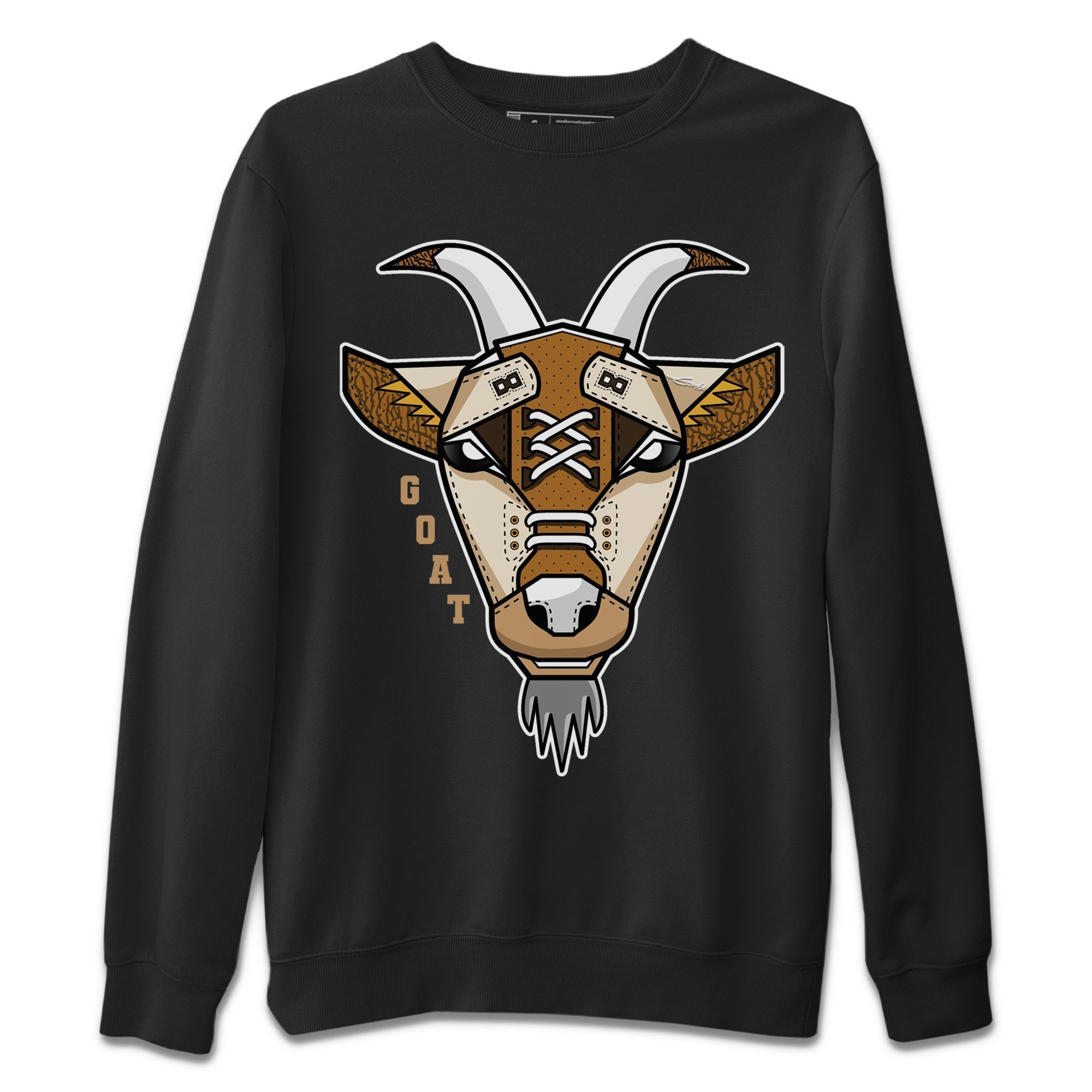 Air Jordan 3 Palomino Sneaker Match Tees Goat Face Sneaker T-Shirts Jordan 3 Palomino Sneaker Release Tees Unisex Shirts Black 2