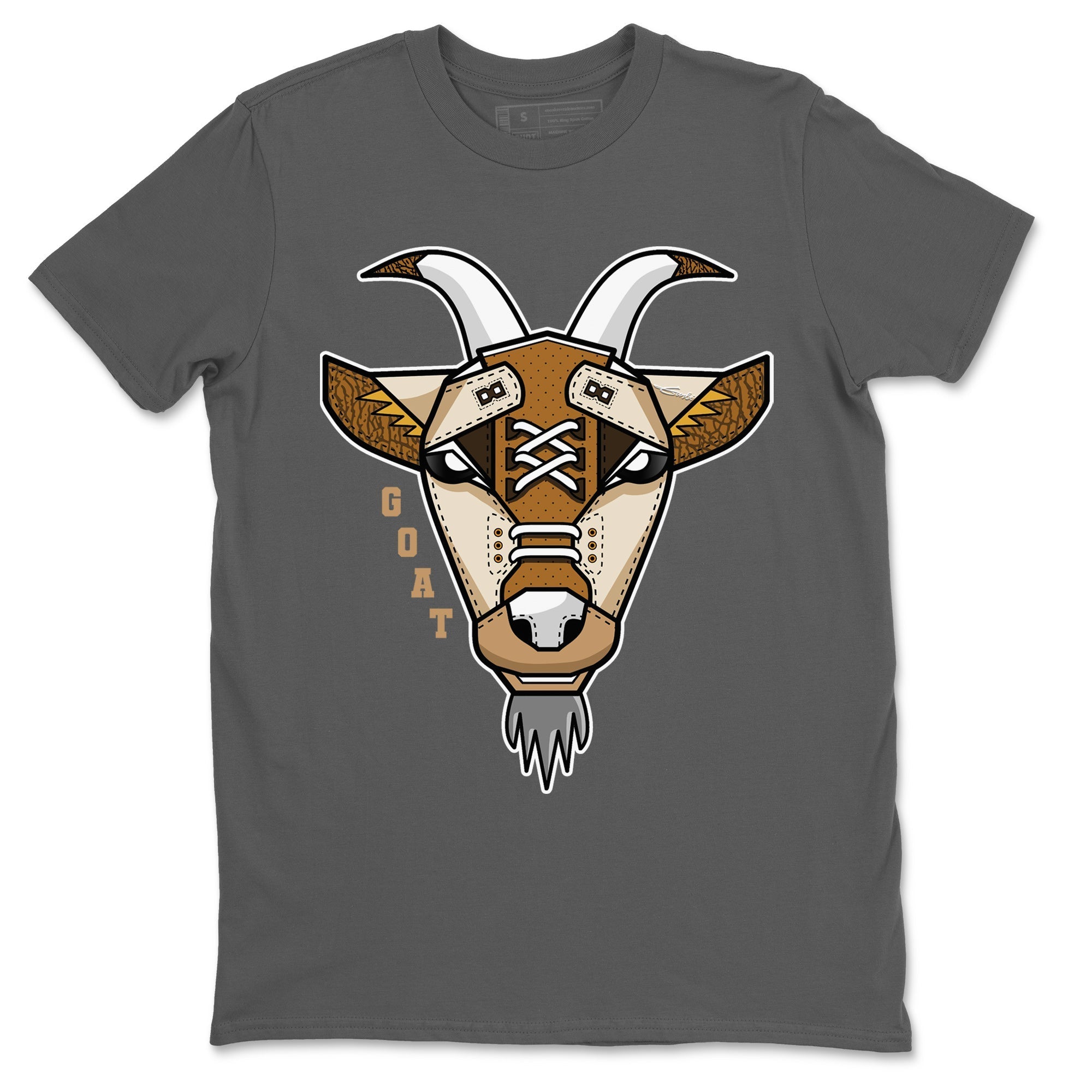Air Jordan 3 Palomino Sneaker Match Tees Goat Face Sneaker T-Shirts Jordan 3 Palomino Sneaker Release Tees Unisex Shirts Cool Grey 2