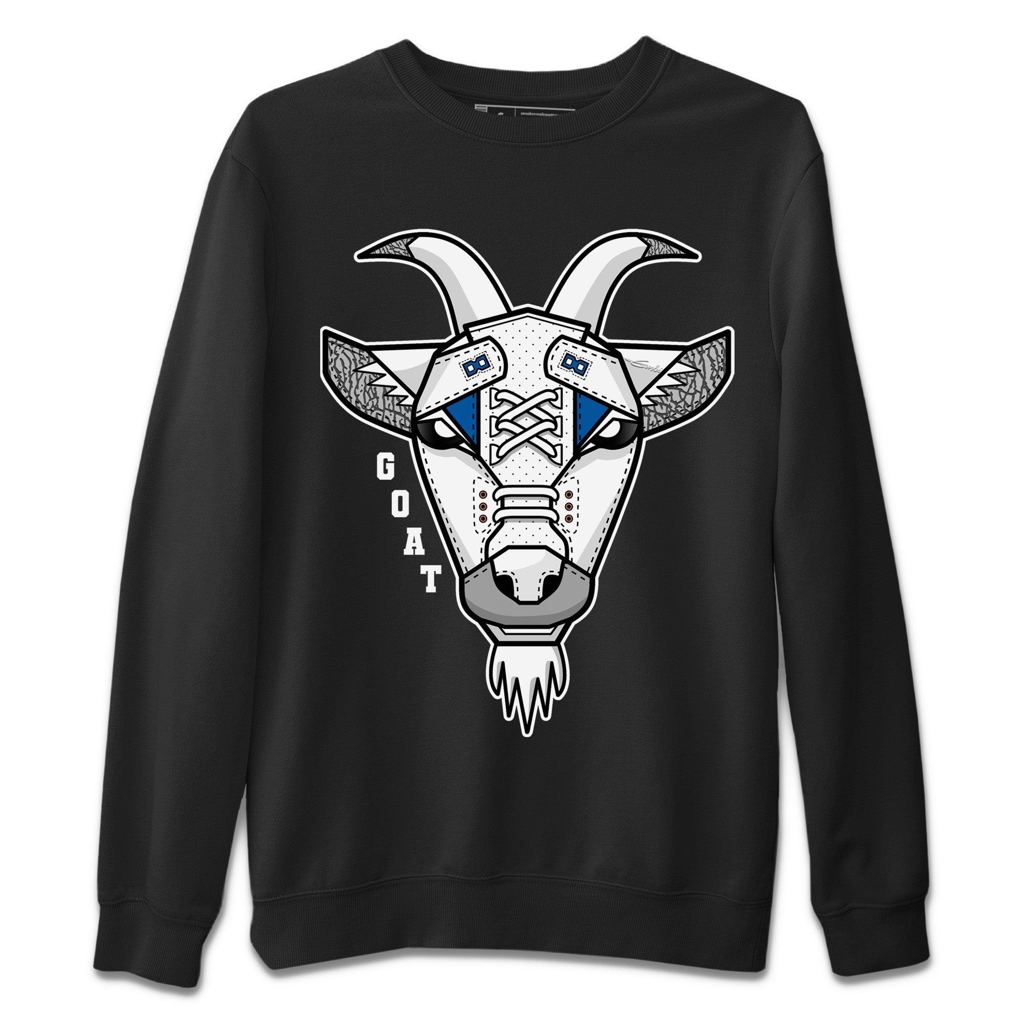 Air Jordan 3 Wizards Sneaker Match Tees Goat Face Streetwear Sneaker Shirt Air Jordan 3 Retro Wizards Sneaker Release Tees Unisex Shirts Black 2