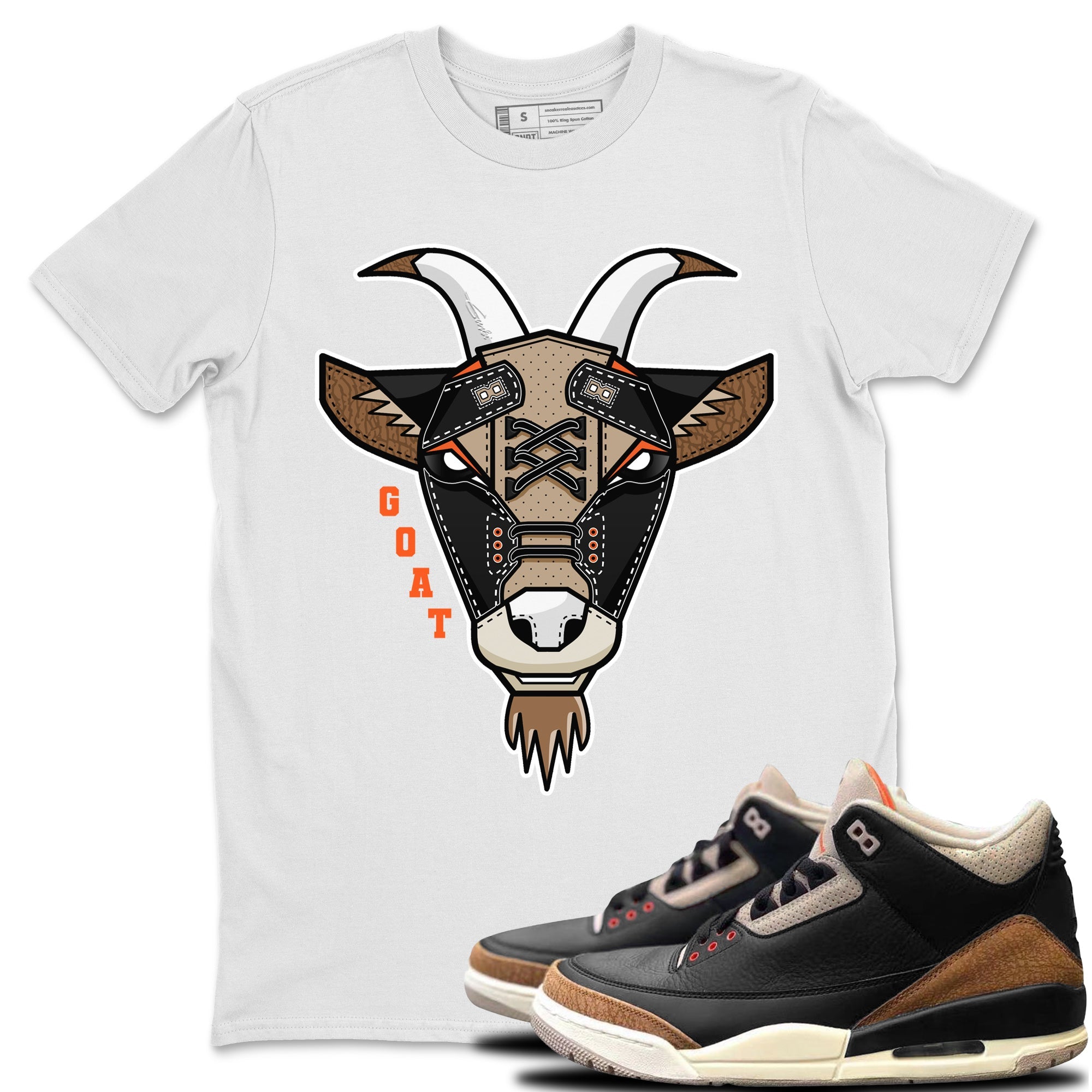 Goat Face Unisex Adult Tops - Air Jordan 3 Desert Elephant