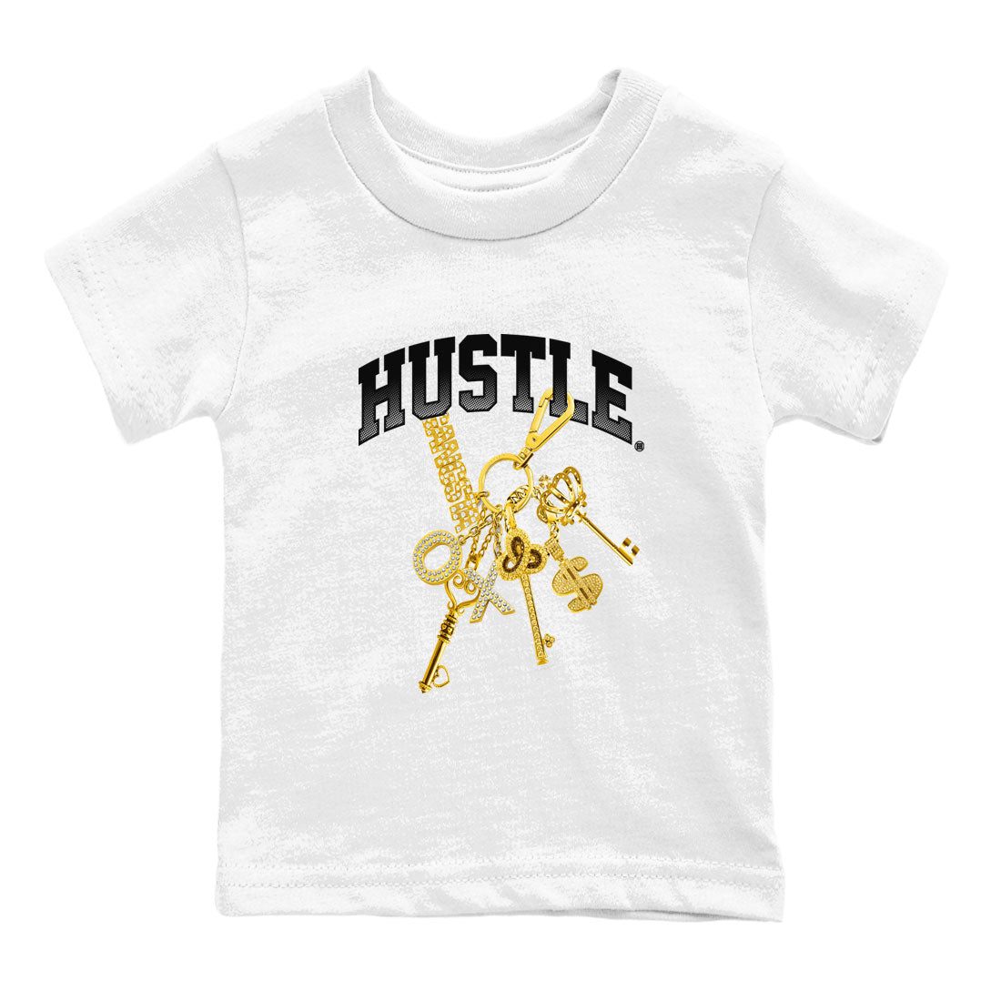 11s Gratitude shirt to match jordans Gold Hustle special sneaker matching tees Air Jordan 11 Gratitude Drip Gear Zone Baby Toddler White 2 T-Shirt