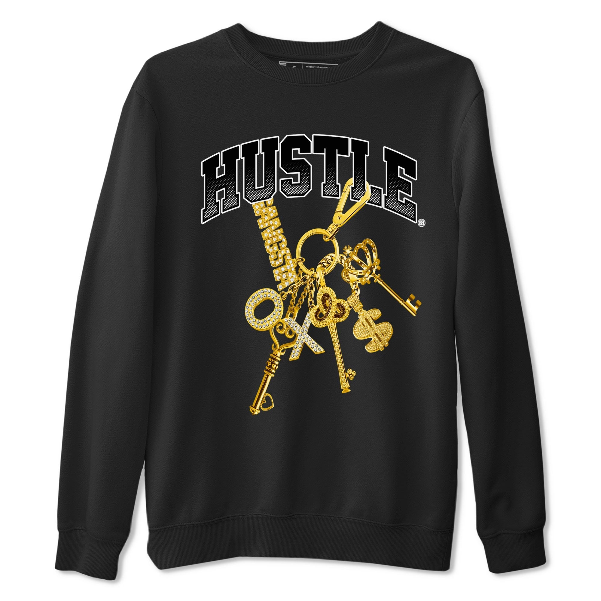 11s Gratitude shirt to match jordans Gold Hustle special sneaker matching tees Air Jordan 11 Gratitude Drip Gear Zone Unisex Black 2 T-Shirt