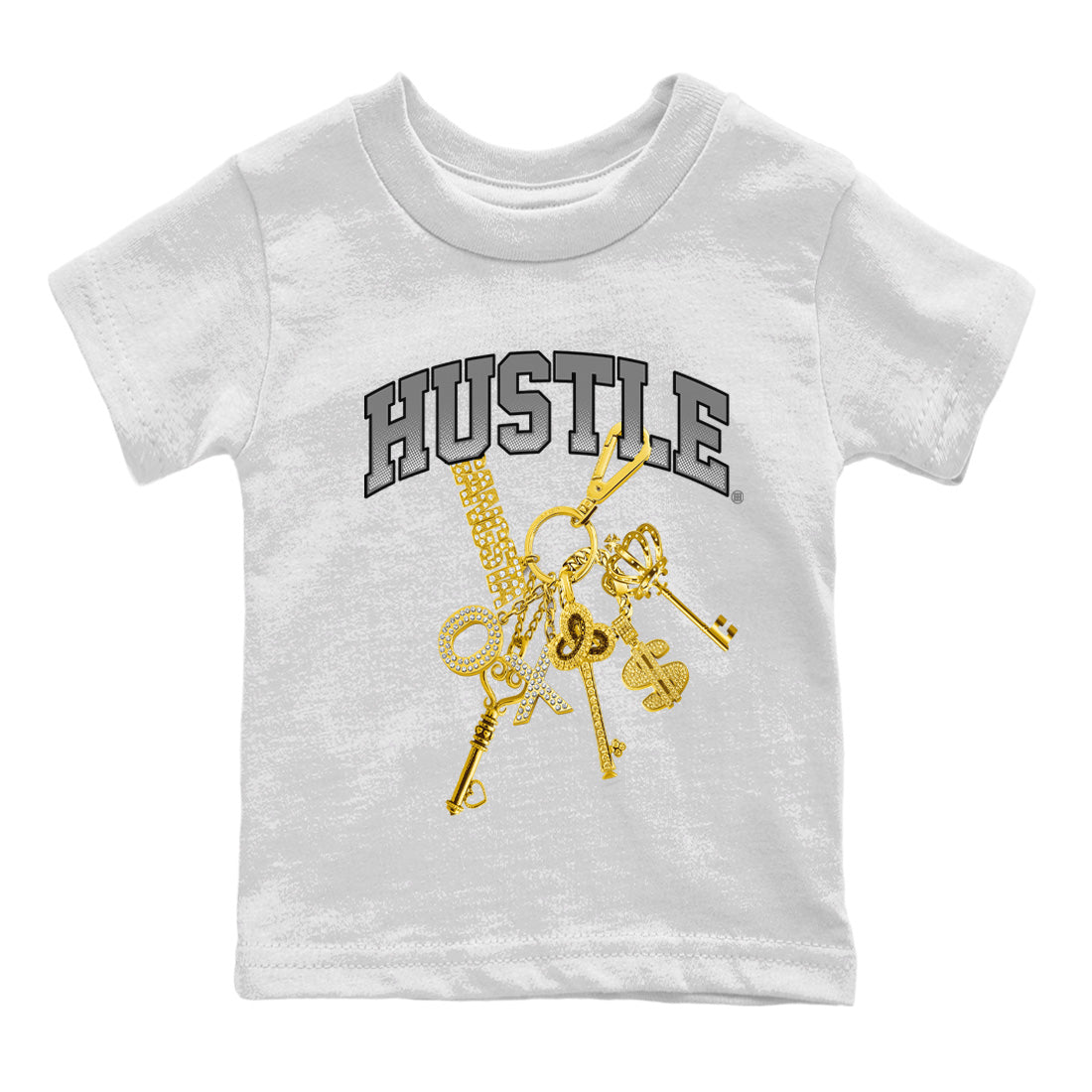 Air Jordan 11 White Cement Sneaker Tees Drip Gear Zone Gold Hustle Sneaker Tees Air Jordan 11 Cement Grey Shirt Kids Shirts White 2