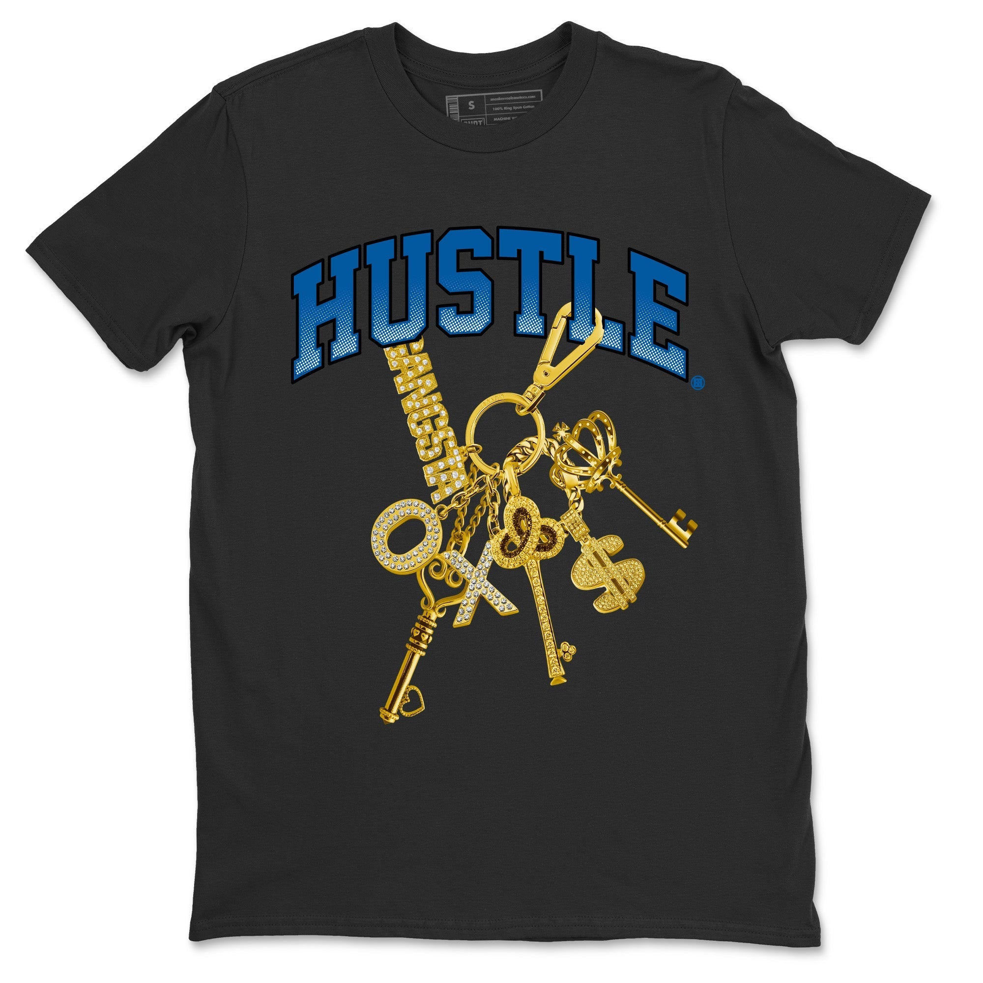 Air Jordan 3 Wizards Sneaker Tees Drip Gear Zone Gold Hustle Sneaker Tees Air Jordan 3 Wizards Shirt Unisex Shirts Black 2