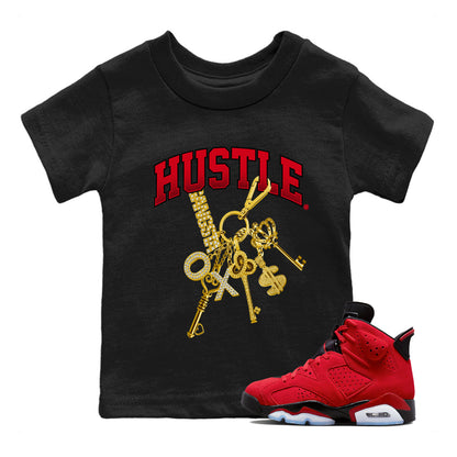 Air Jordan 6 Toro Bravo Sneaker Tees Drip Gear Zone Gold Hustle Sneaker Tees Air Jordan 6 Toro Shirt Kids Shirts Black 1