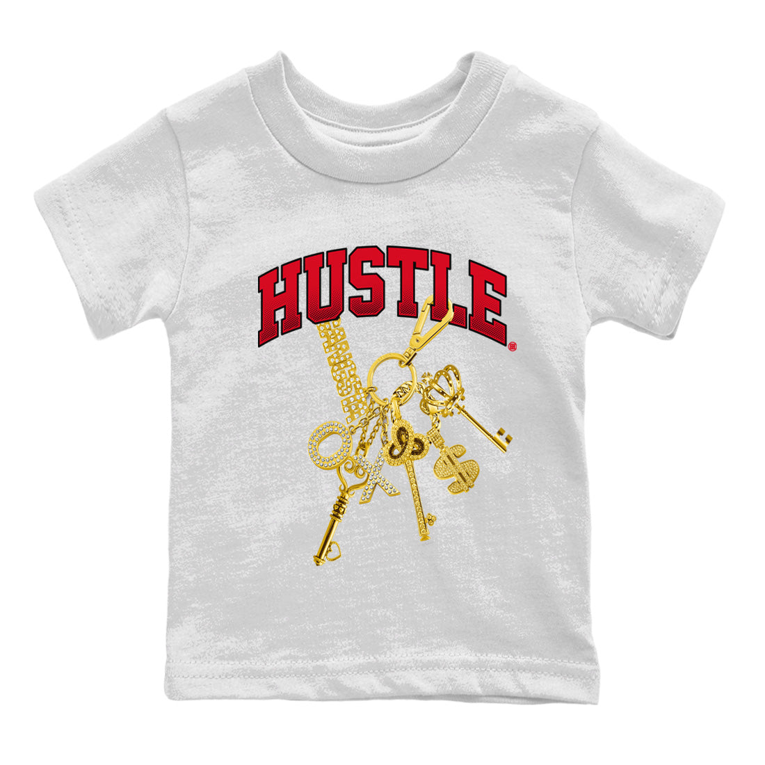 Air Jordan 6 Toro Bravo Sneaker Tees Drip Gear Zone Gold Hustle Sneaker Tees Air Jordan 6 Toro Shirt Kids Shirts White 2