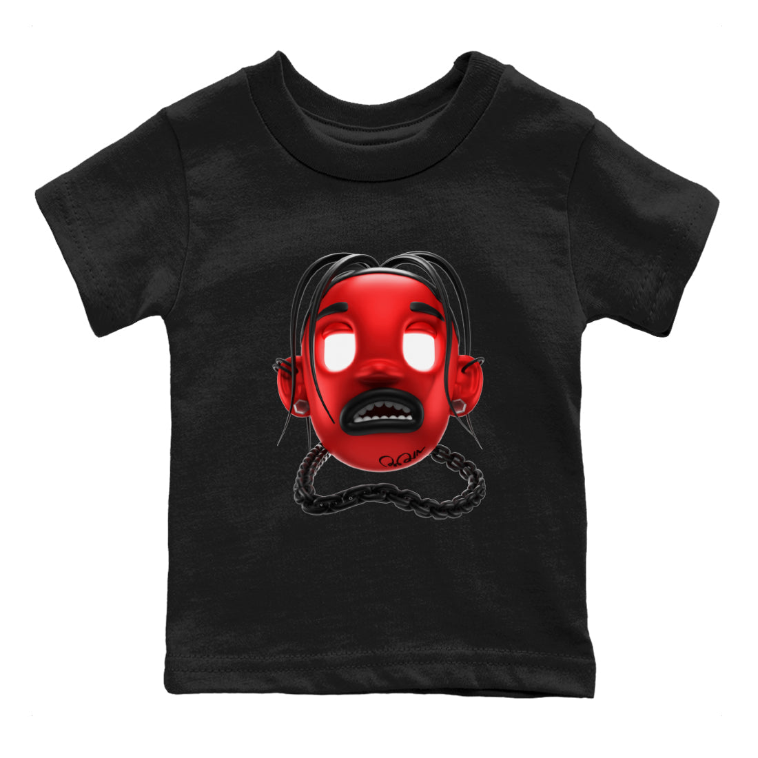 Air Jordan 1 Satin Bred Sneaker Match Tees Goosebumps Boy Sneaker Tees AJ1 Satin Bred Sneaker Release Tees Kids Shirts Black 2