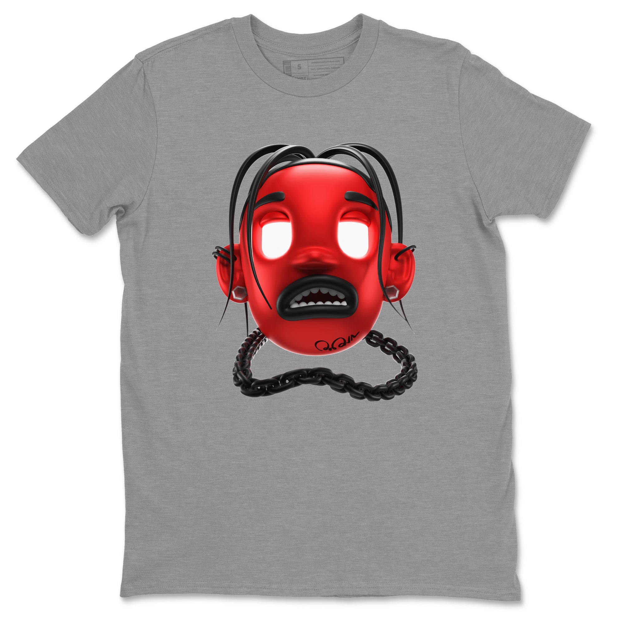 Air Jordan 1 Satin Bred Sneaker Match Tees Goosebumps Boy Sneaker Tees AJ1 Satin Bred Sneaker Release Tees Unisex Shirts Heather Grey 2