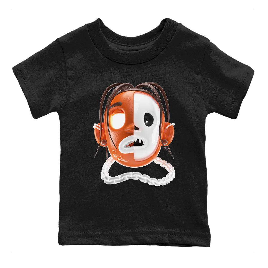 Air Jordan 1 Starfish shirt to match jordans Goosebumps Boy Streetwear Sneaker Shirt AJ1Starfish Drip Gear Zone Sneaker Matching Clothing Baby Toddler Black 2 T-Shirt Halloween Custumes
