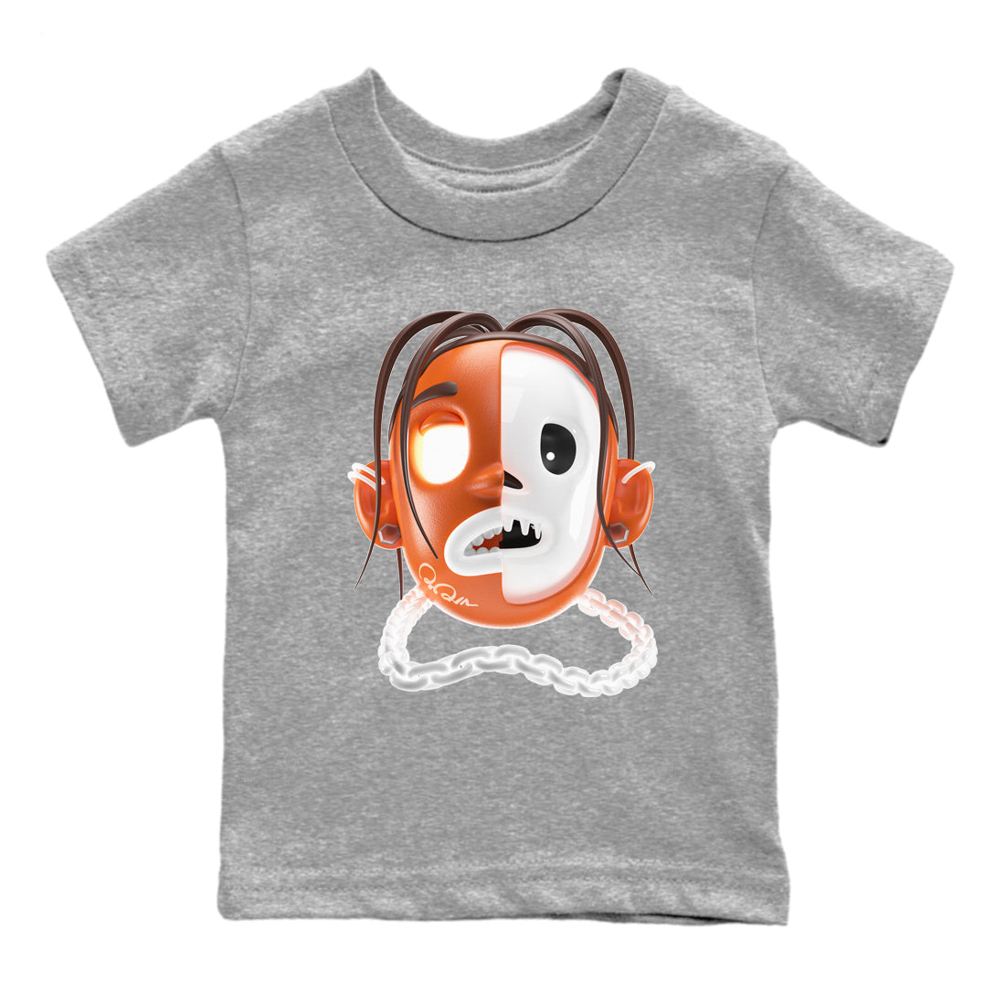 Air Jordan 1 Starfish shirt to match jordans Goosebumps Boy Streetwear Sneaker Shirt AJ1Starfish Drip Gear Zone Sneaker Matching Clothing Baby Toddler Heather Grey 2 T-Shirt Halloween Custumes