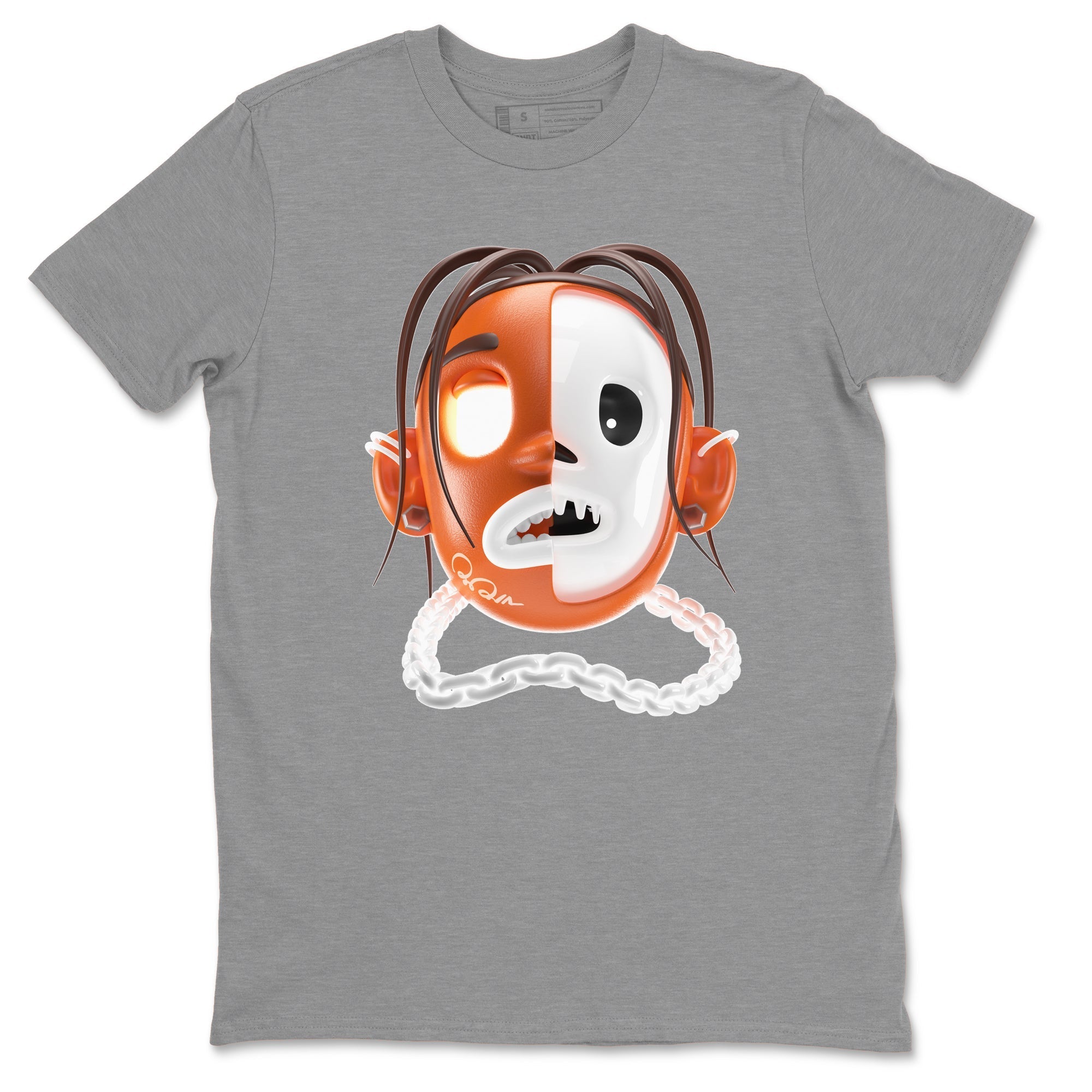 Air Jordan 1 Starfish shirt to match jordans Goosebumps Boy Streetwear Sneaker Shirt AJ1Starfish Drip Gear Zone Sneaker Matching Clothing Unisex Heather Grey 2 T-Shirt Halloween Custumes