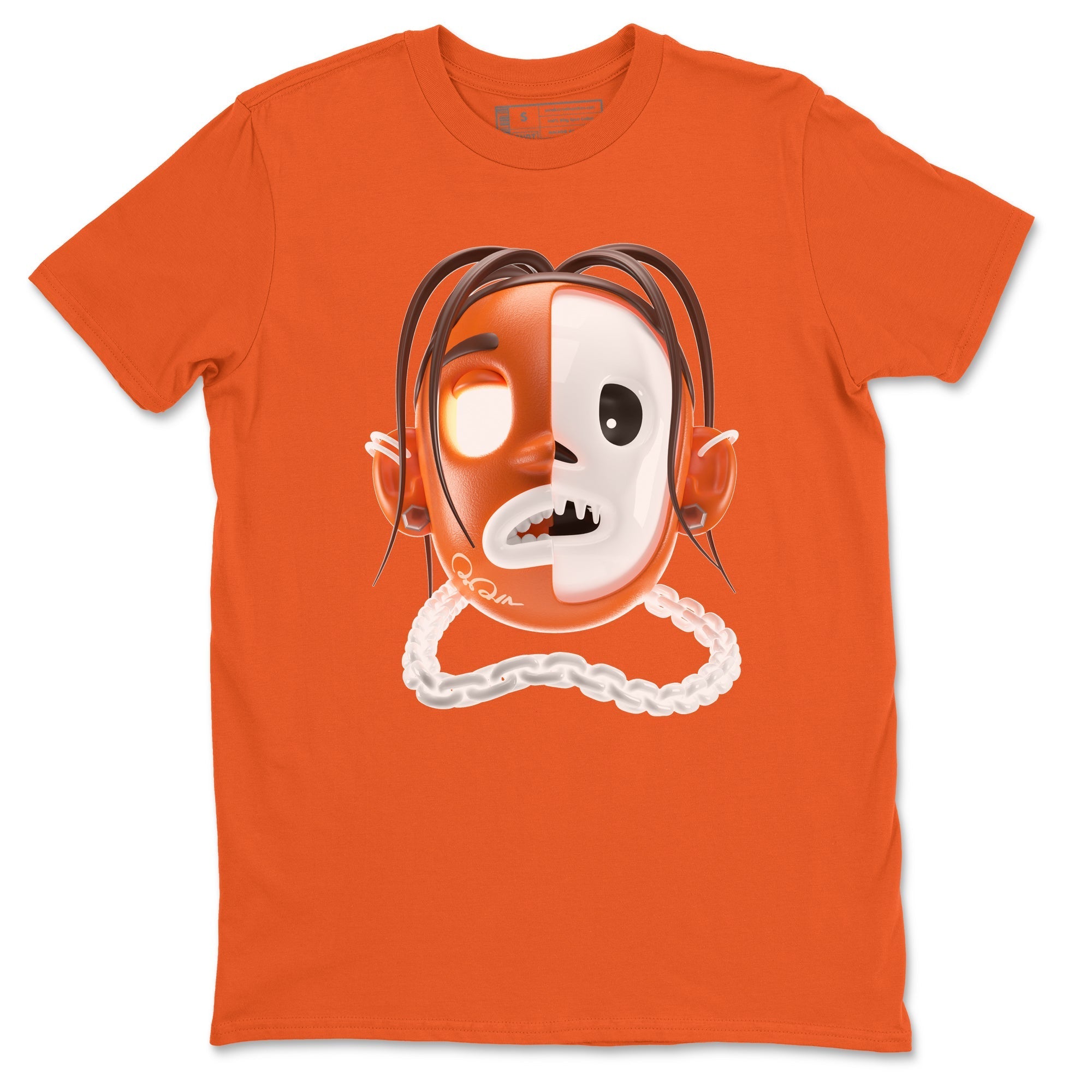 Air Jordan 1 Starfish shirt to match jordans Goosebumps Boy Streetwear Sneaker Shirt AJ1Starfish Drip Gear Zone Sneaker Matching Clothing Unisex Orange 2 T-Shirt Halloween Custumes