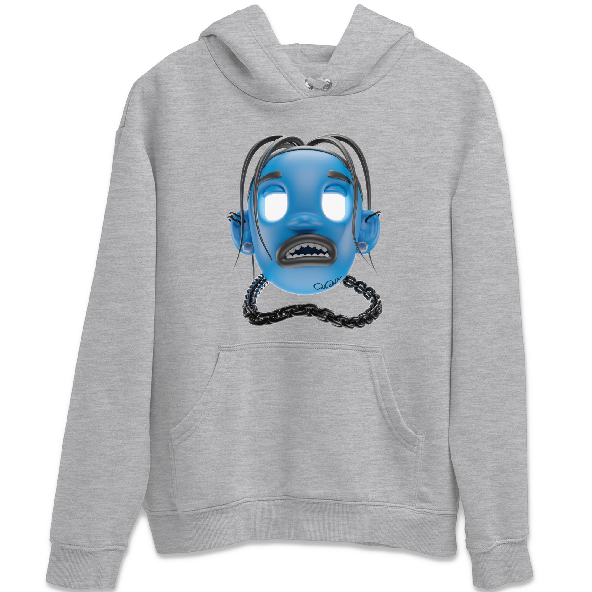 Air Jordan 1 Travis Scott Fragment Sneaker Tees Drip Gear Zone Goosebumps Boy Sneaker Tees AJ1 OG High Travis Scott Fragment Shirt Unisex Shirts Heather Grey 2