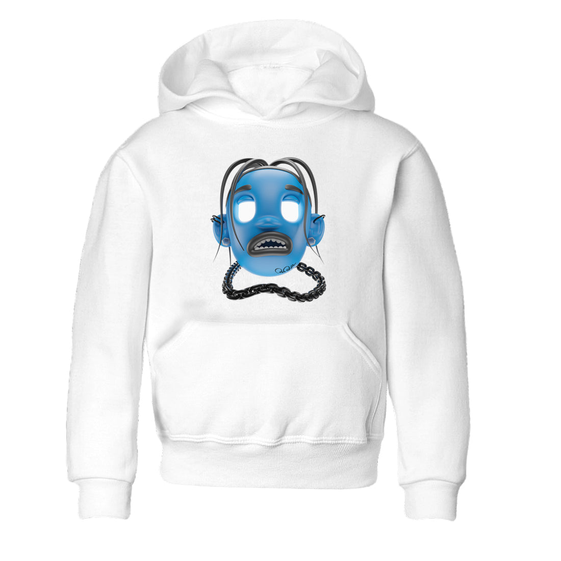 Air Jordan 1 Travis Scott Fragment Sneaker Tees Drip Gear Zone Goosebumps Boy Sneaker Tees AJ1 OG High Travis Scott Fragment Shirt Kids Shirts White 2