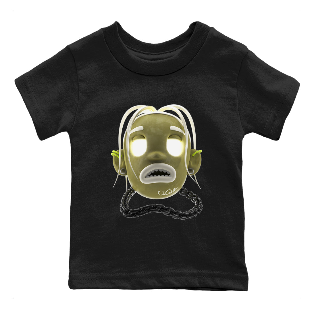 Air Jordan 1 Travis Scott Golf shirt to match jordans Goosebumps Boy Streetwear Sneaker Shirt AJ1 lowTravis Scott Golf Drip Gear Zone Sneaker Matching Clothing Baby Toddler Black 2 T-Shirt