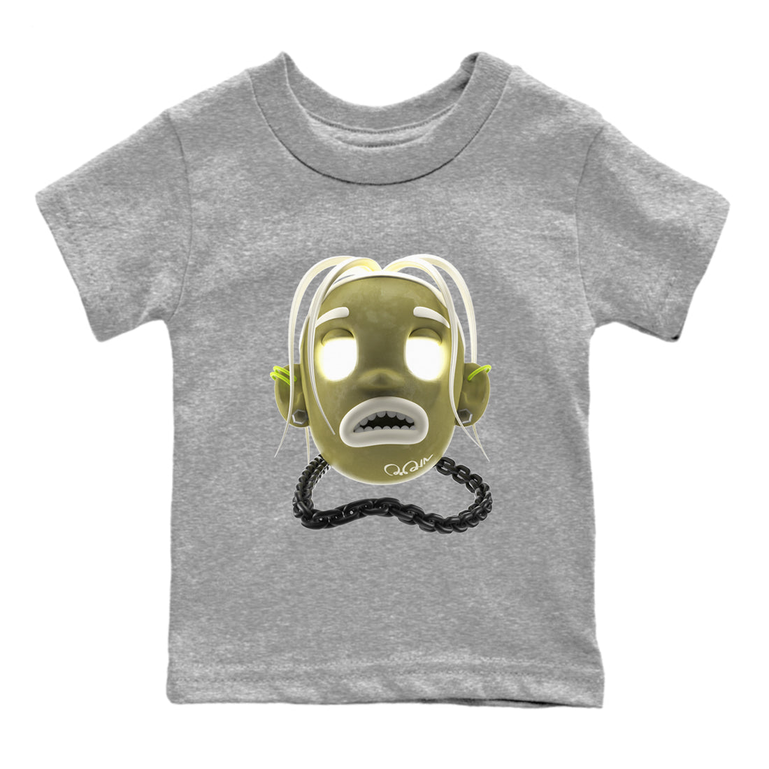 Air Jordan 1 Travis Scott Golf shirt to match jordans Goosebumps Boy Streetwear Sneaker Shirt AJ1 lowTravis Scott Golf Drip Gear Zone Sneaker Matching Clothing Baby Toddler Heather Grey 2 T-Shirt