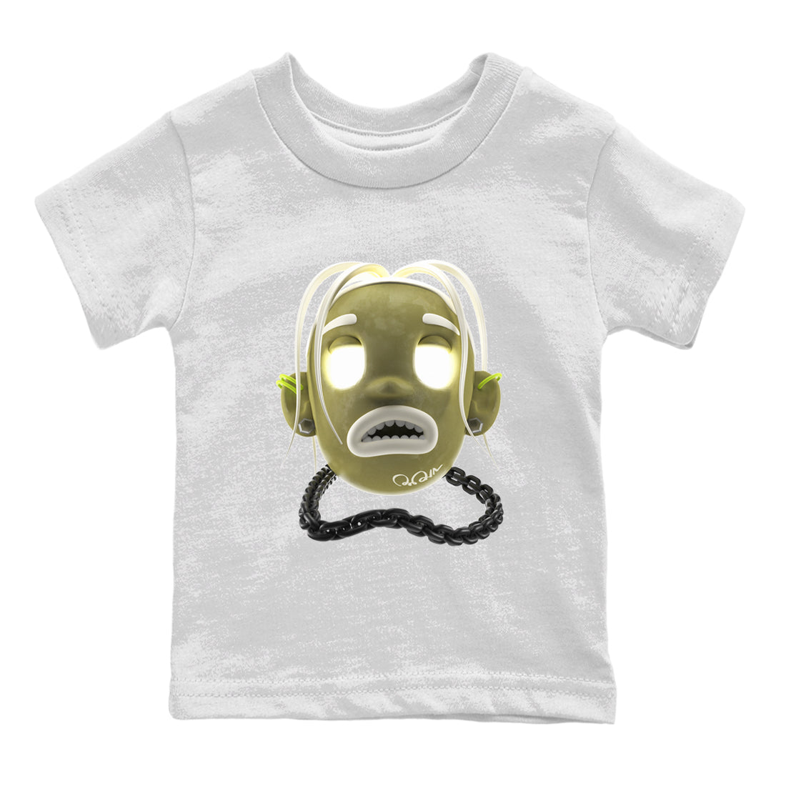 Air Jordan 1 Travis Scott Golf shirt to match jordans Goosebumps Boy Streetwear Sneaker Shirt AJ1 lowTravis Scott Golf Drip Gear Zone Sneaker Matching Clothing Baby Toddler White 2 T-Shirt