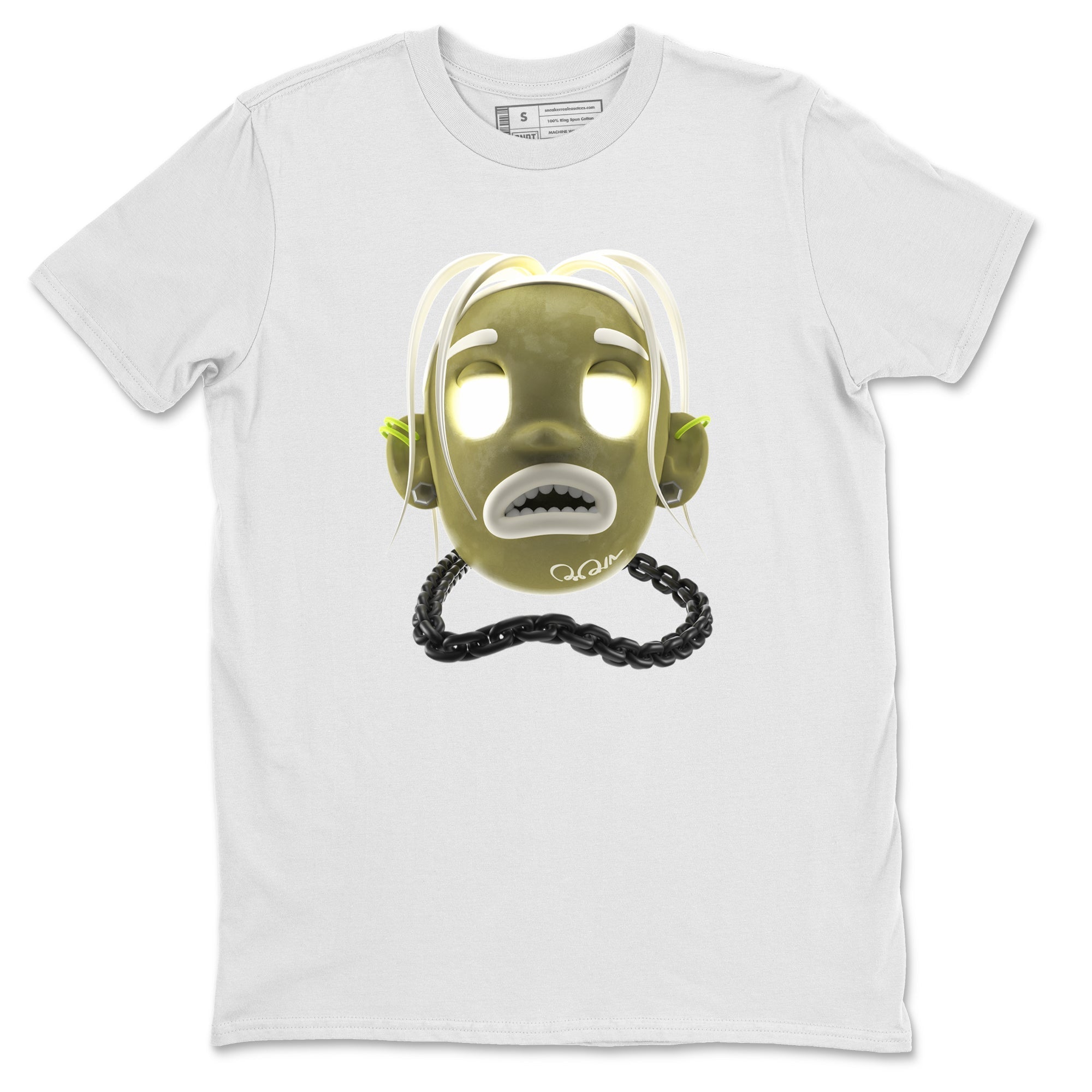 Air Jordan 1 Travis Scott Golf shirt to match jordans Goosebumps Boy Streetwear Sneaker Shirt AJ1 lowTravis Scott Golf Drip Gear Zone Sneaker Matching Clothing Unisex White 2 T-Shirt