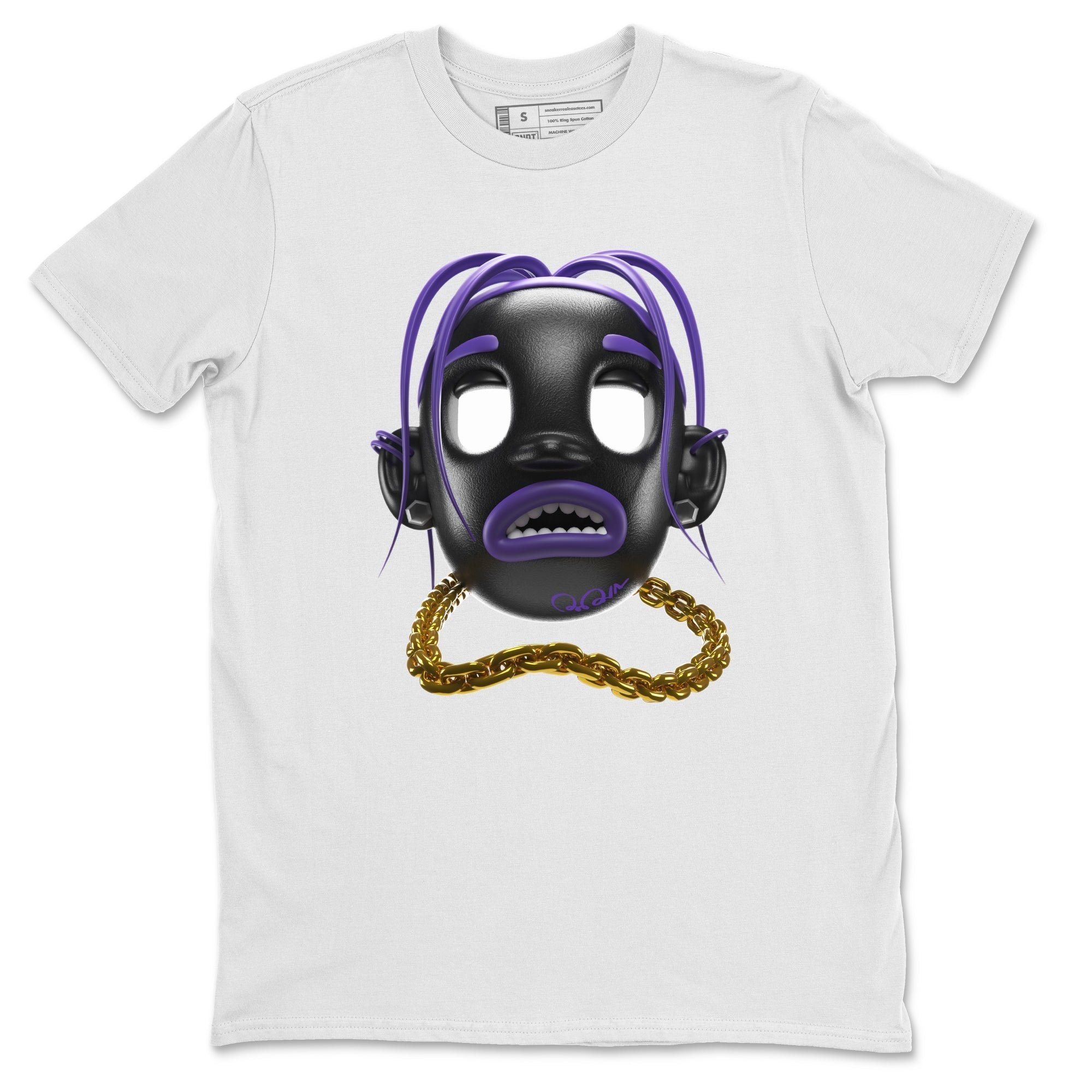 Air Jordan 12 Field Purple Sneaker Match Tees Goosebumps Boy Sneaker Tees AJ12 Field Purple Sneaker Release Tees Unisex Shirts White 2