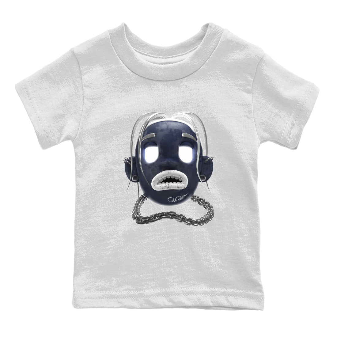 Air Jordan 5 Georgetown Sneaker Match Tees Goosebumps Boy Streetwear Sneaker Shirt AJ5 Georgetown Sneaker Release Tees Kids Shirts White 2