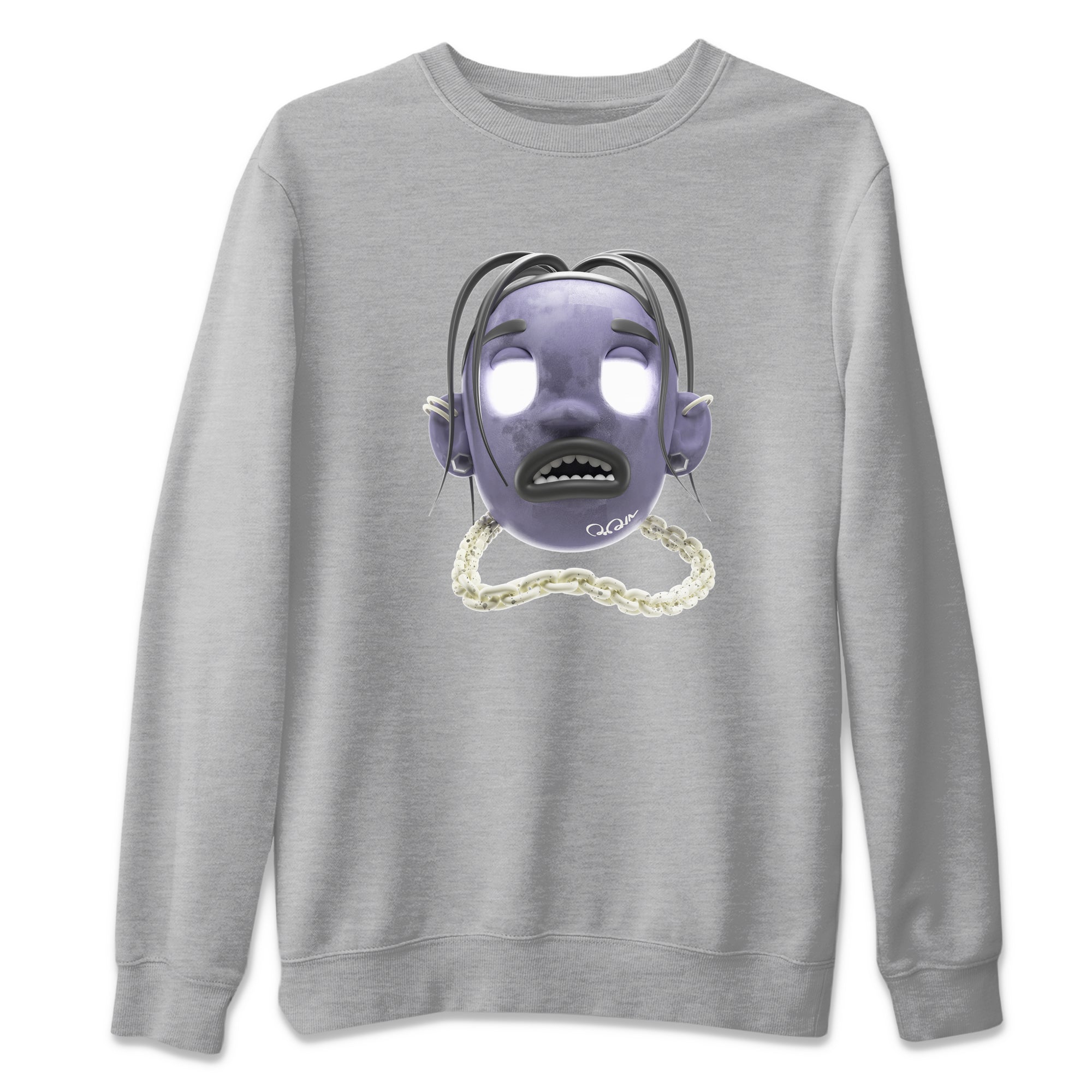 Air Jordan 5 Indigo Haze Sneaker Match Tees Goosebumps boy Sneaker Tees AJ5 Indigo Haze Sneaker Release Tees Unisex Shirts Heather Grey 2