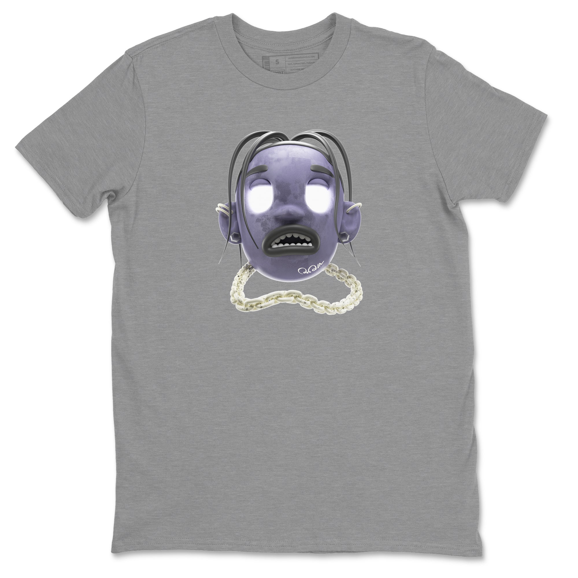 Air Jordan 5 Indigo Haze Sneaker Match Tees Goosebumps boy Sneaker Tees AJ5 Indigo Haze Sneaker Release Tees Unisex Shirts Heather Grey 2