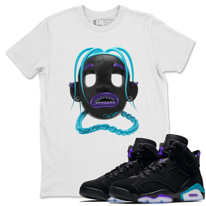 Air Jordan 6 Aqua Sneaker Match Tees Goosebumps Boy Sneaker Tees AJ6 Aqua Sneaker Release Tees Unisex Shirts White 1