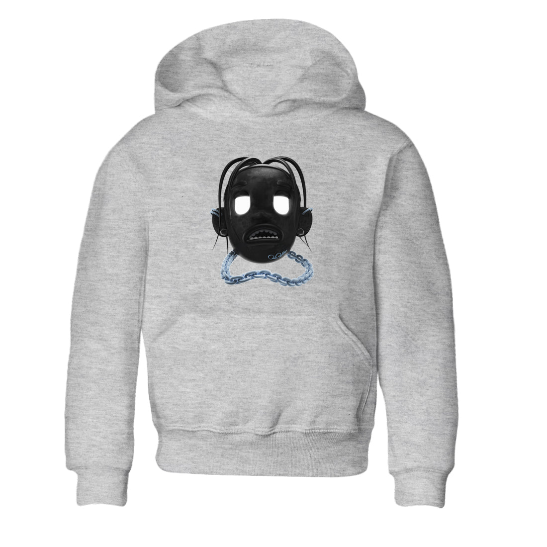 Air Jordan 7 Chambray Sneaker Match Tees Goosebumps Boy Sneaker Tees AJ7 Chambray Sneaker Release Tees Kids Shirts Heather Grey 2