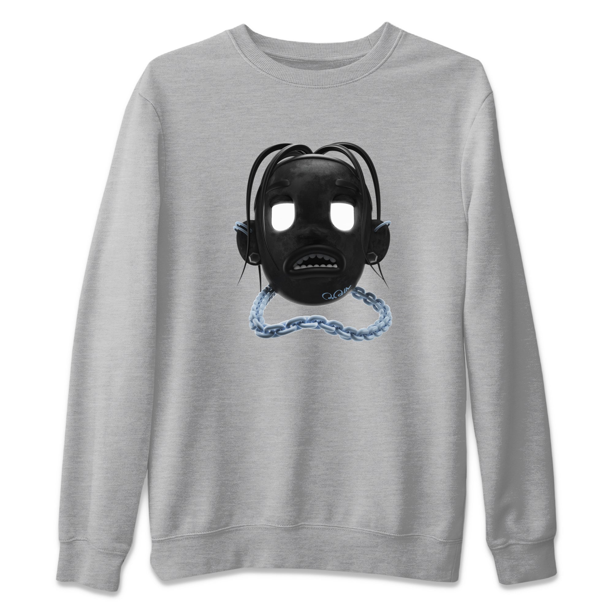 Air Jordan 7 Chambray Sneaker Match Tees Goosebumps Boy Sneaker Tees AJ7 Chambray Sneaker Release Tees Unisex Shirts Heather Grey 2