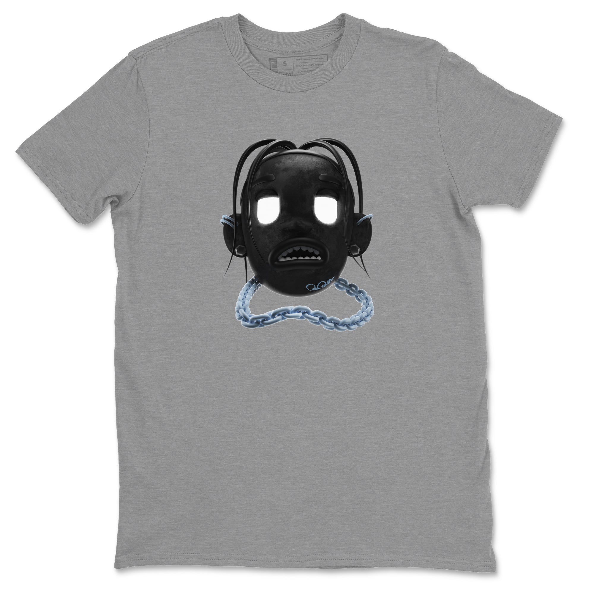 Air Jordan 7 Chambray Sneaker Match Tees Goosebumps Boy Sneaker Tees AJ7 Chambray Sneaker Release Tees Unisex Shirts Heather Grey 2