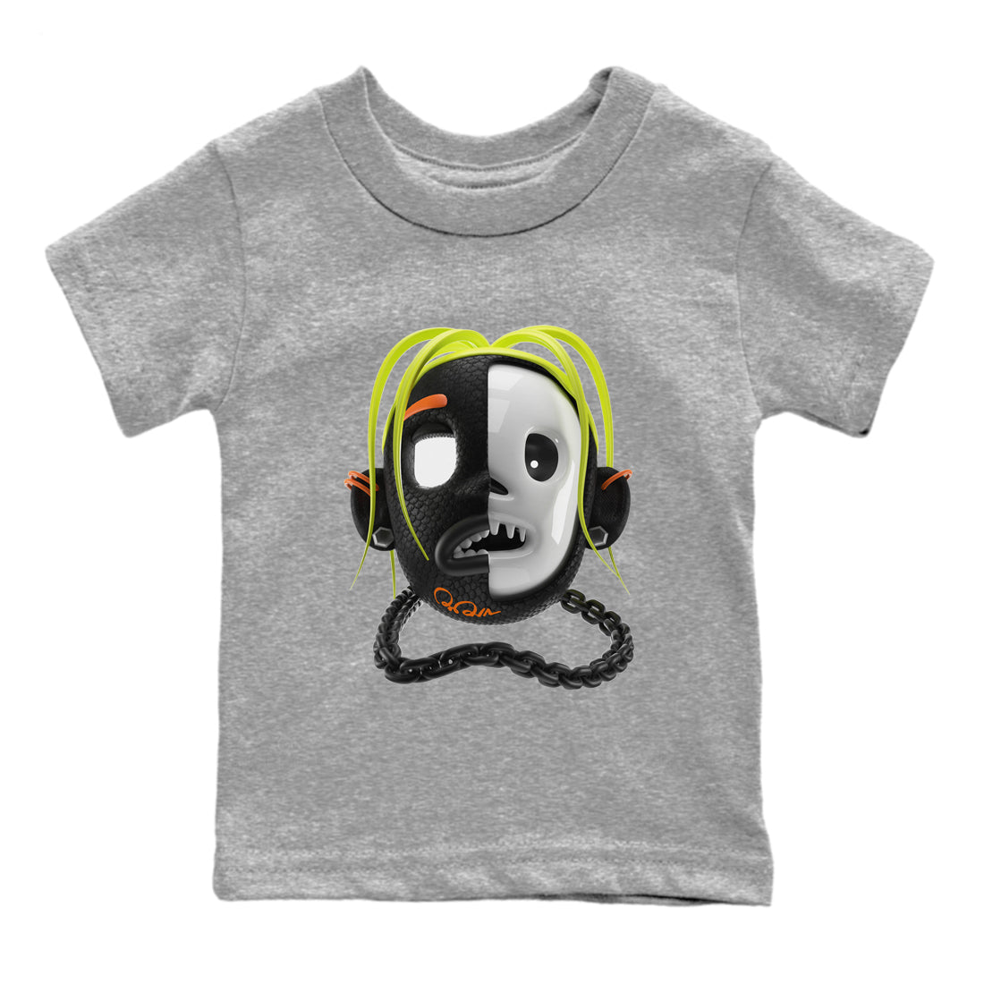 Dunk Halloween shirt to match jordans Goosebumps Boy sneaker tees Halloween night dress Dunk Halloween Drip Gear Zone Baby Toddler Heather Grey 2 T-Shirt