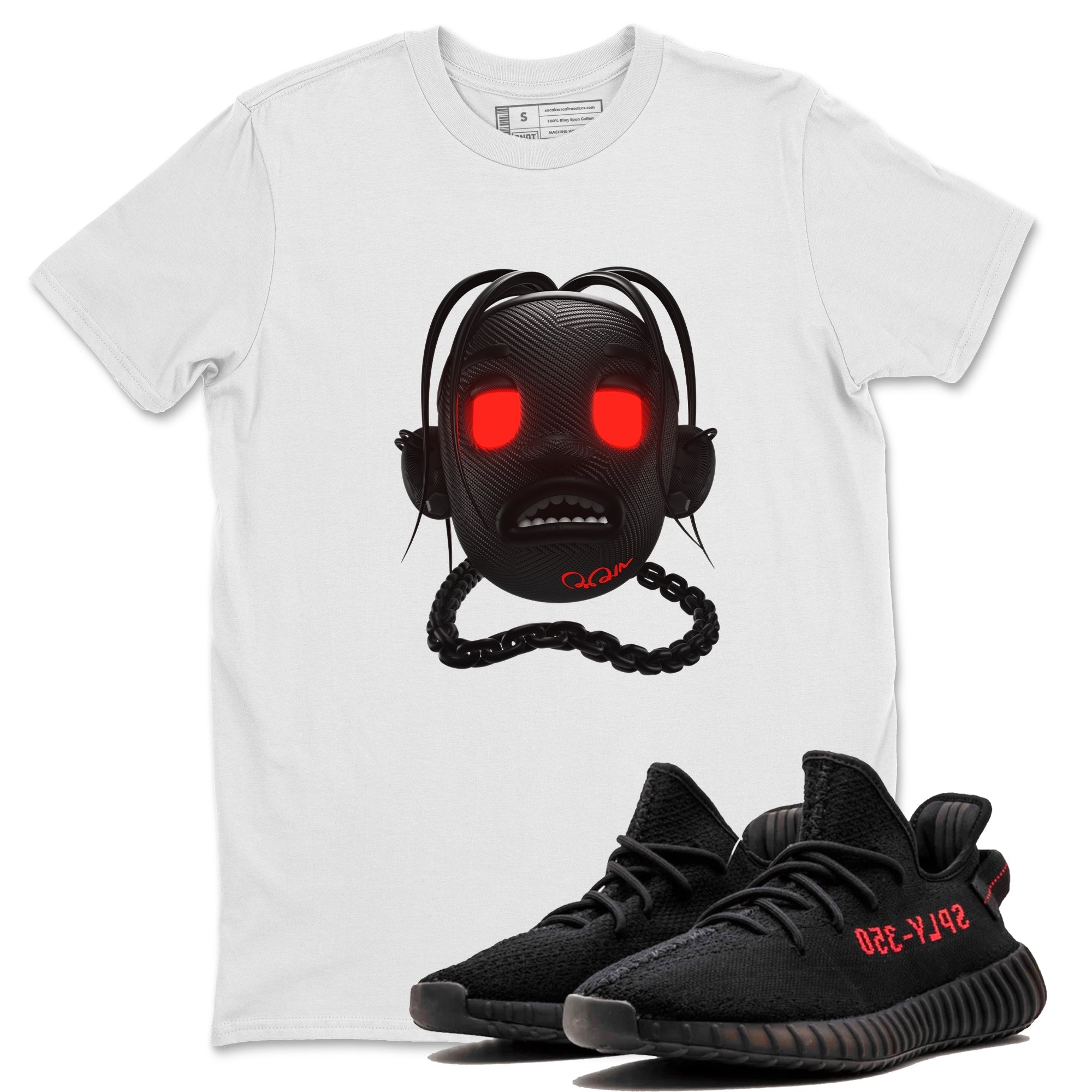 Yeezy 350 Bred shirt to match jordans Goosebumps Boy Streetwear Sneaker Shirt Adidas Yeezy Boost V2 350 Bred Drip Gear Zone Sneaker Matching Clothing Unisex White 1 T-Shirt