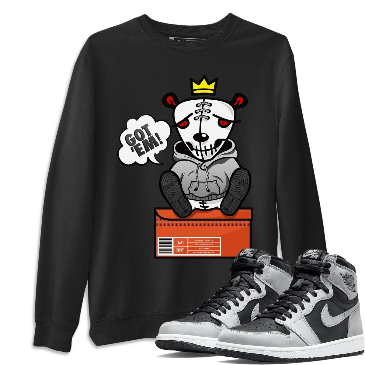 Jordan 1 Shadow 2.0 Shirt To Match Jordans Got Em Sneaker Tees Jordan 1 Shadow 2.0 Drip Gear Zone Sneaker Matching Clothing Unisex Shirts
